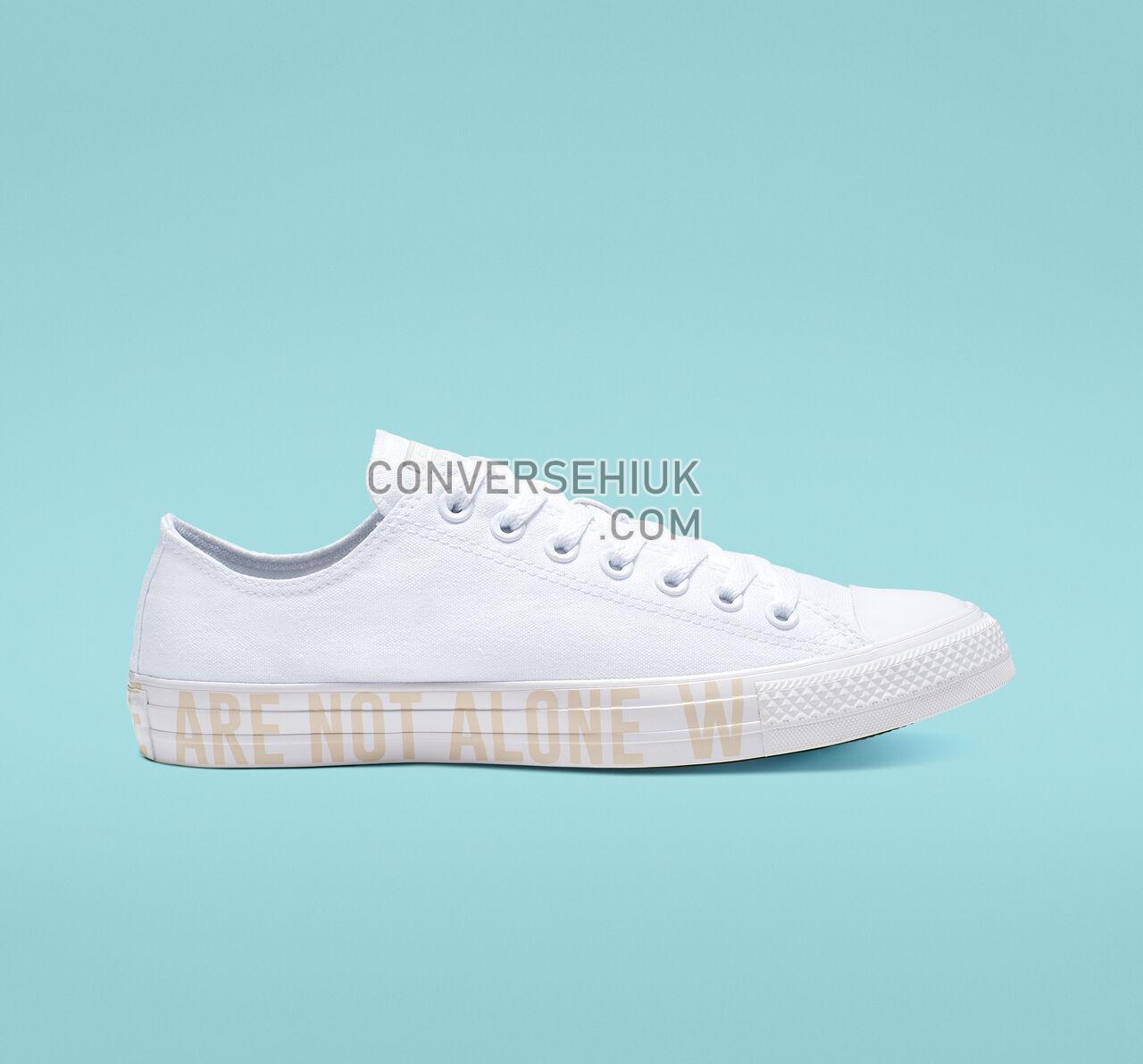 Converse Chuck Taylor All Star We Are Not Alone Low Top White/Pale Putty/White 165384F Shoes