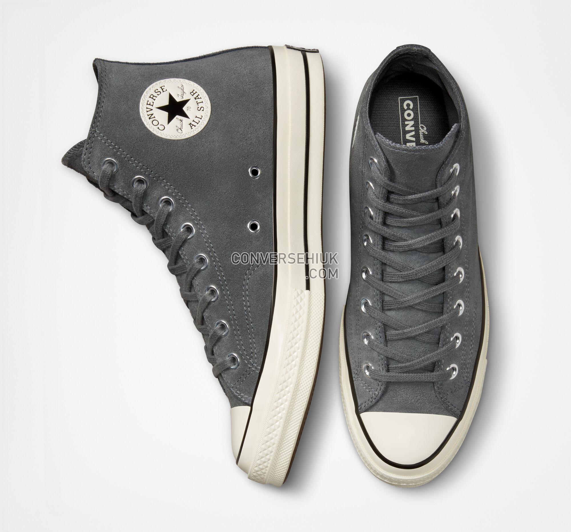 Converse Chuck 70 Suede Cyber Grey/Egret/Black A02753C Shoes