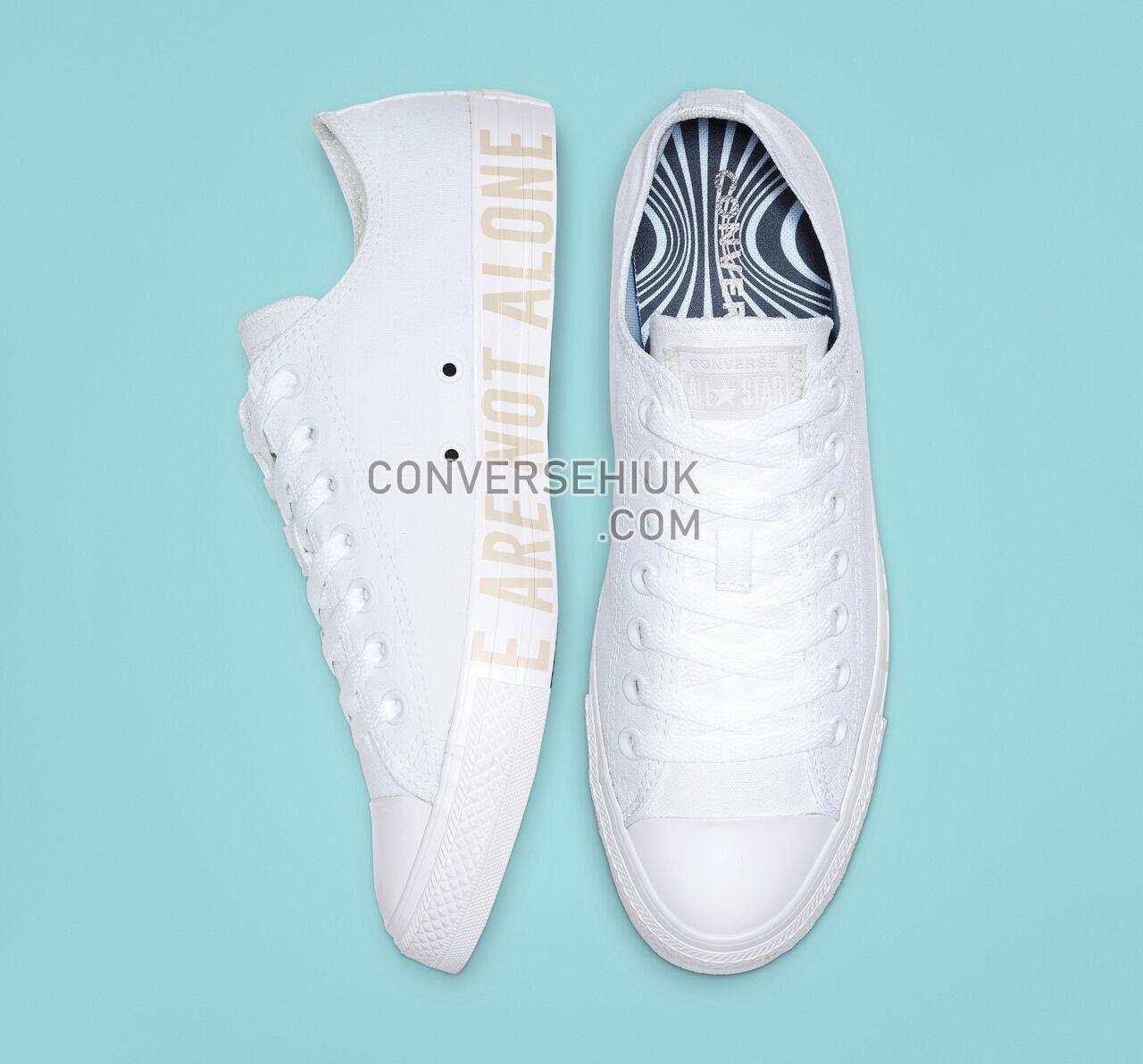 Converse Chuck Taylor All Star We Are Not Alone Low Top White/Pale Putty/White 165384F Shoes