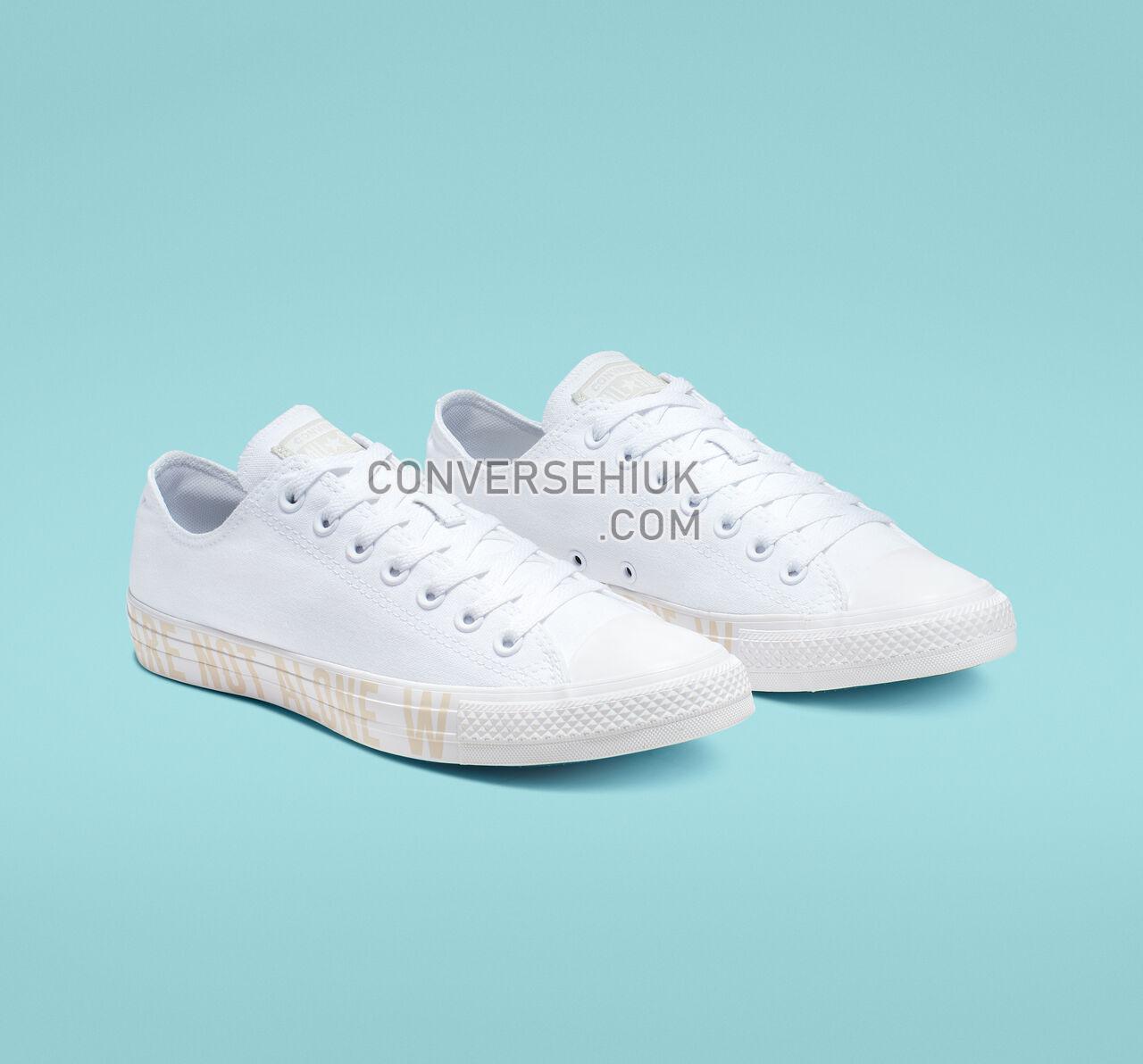 Converse Chuck Taylor All Star We Are Not Alone Low Top White/Pale Putty/White 165384F Shoes