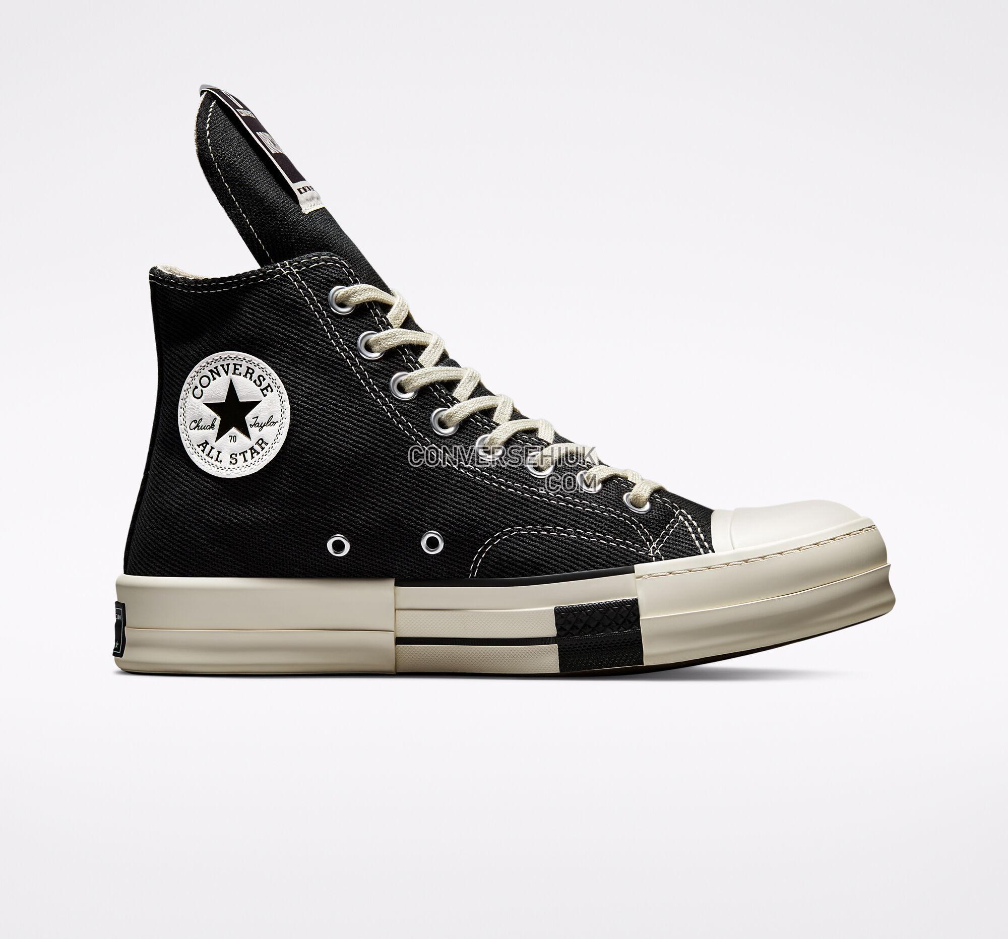 Converse x DRKSHDW DRKSTAR Chuck 70 Black/Egret/Black A00130C Shoes