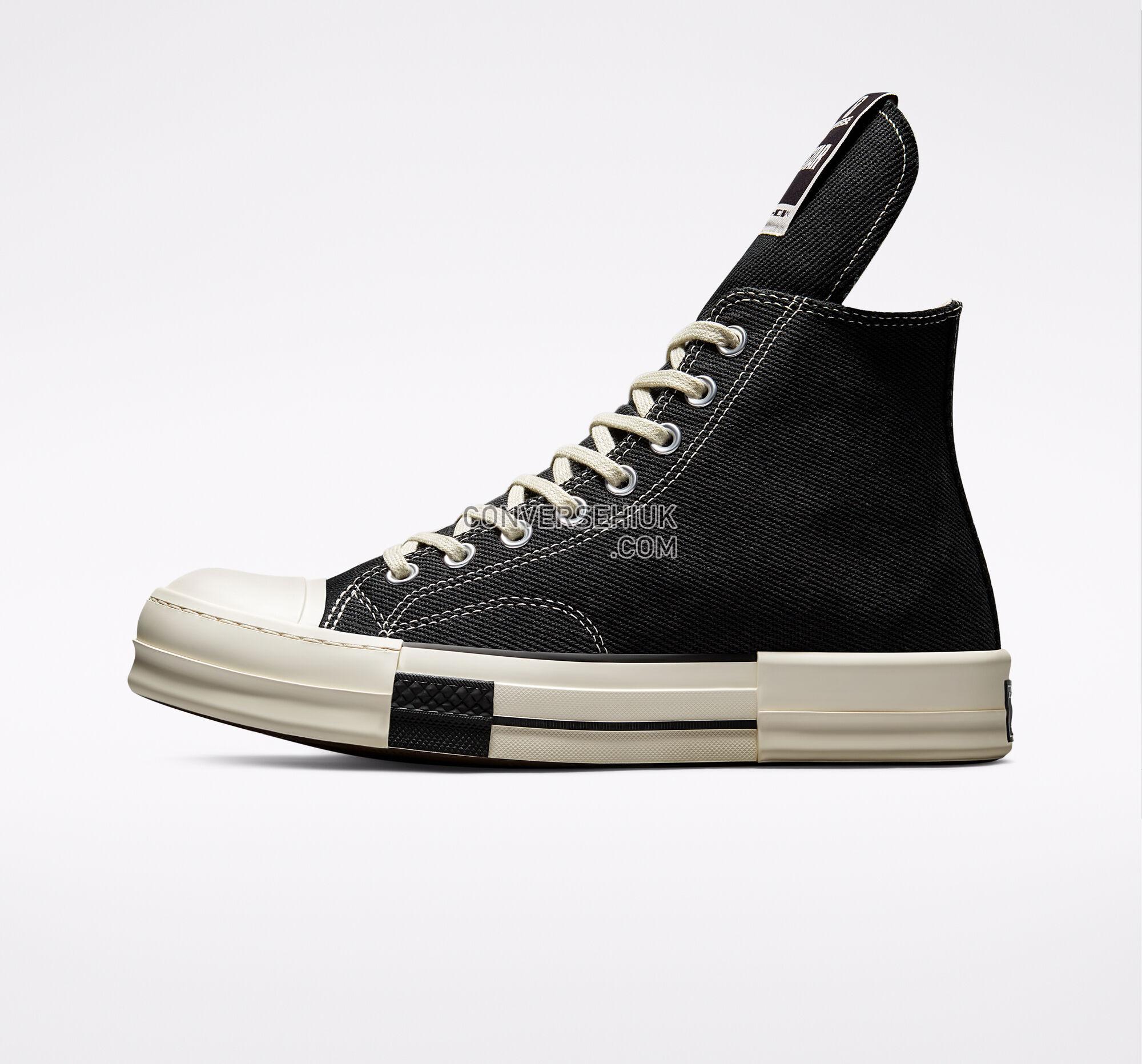 Converse x DRKSHDW DRKSTAR Chuck 70 Black/Egret/Black A00130C Shoes