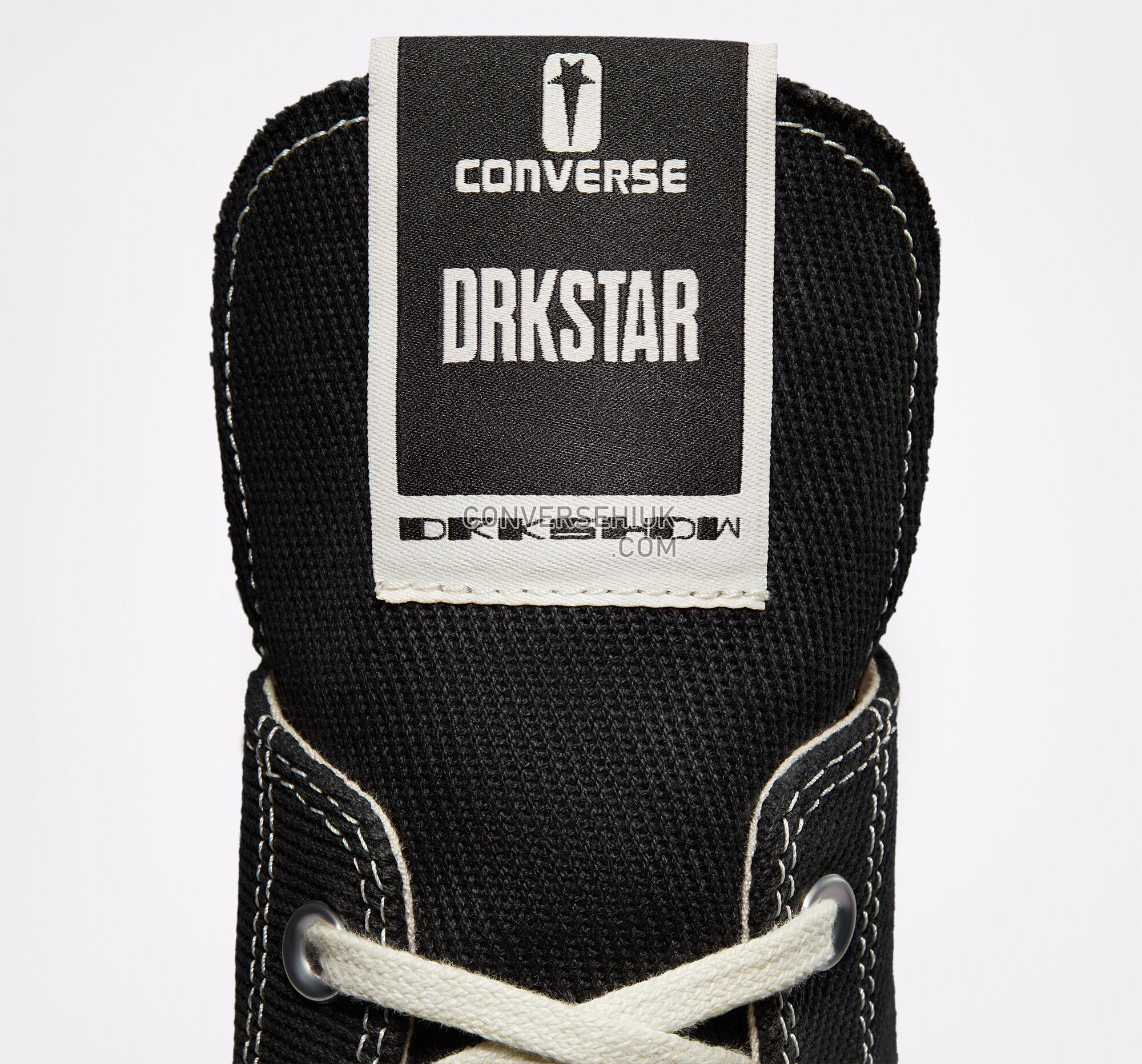 Converse x DRKSHDW DRKSTAR Chuck 70 Black/Egret/Black A00130C Shoes