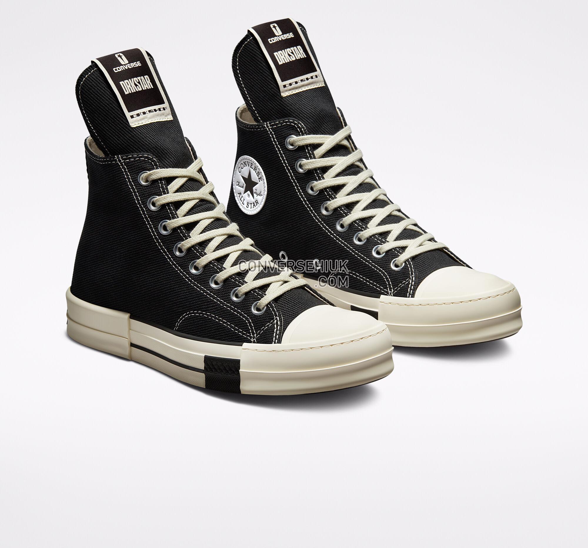 Converse x DRKSHDW DRKSTAR Chuck 70 Black/Egret/Black A00130C Shoes