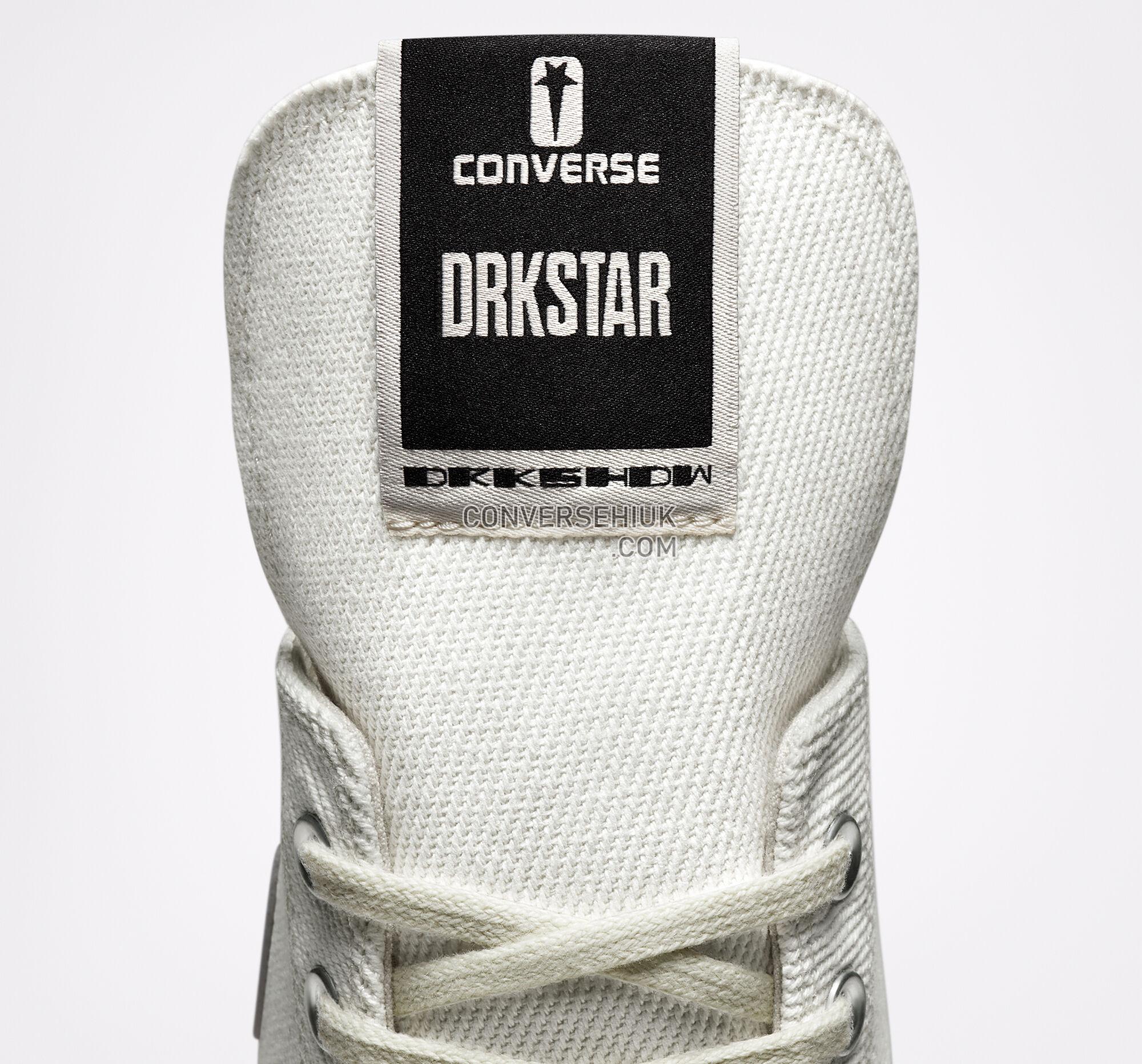 Converse x DRKSHDW DRKSTAR Chuck 70 Lily White/Egret/Black 172346C Shoes