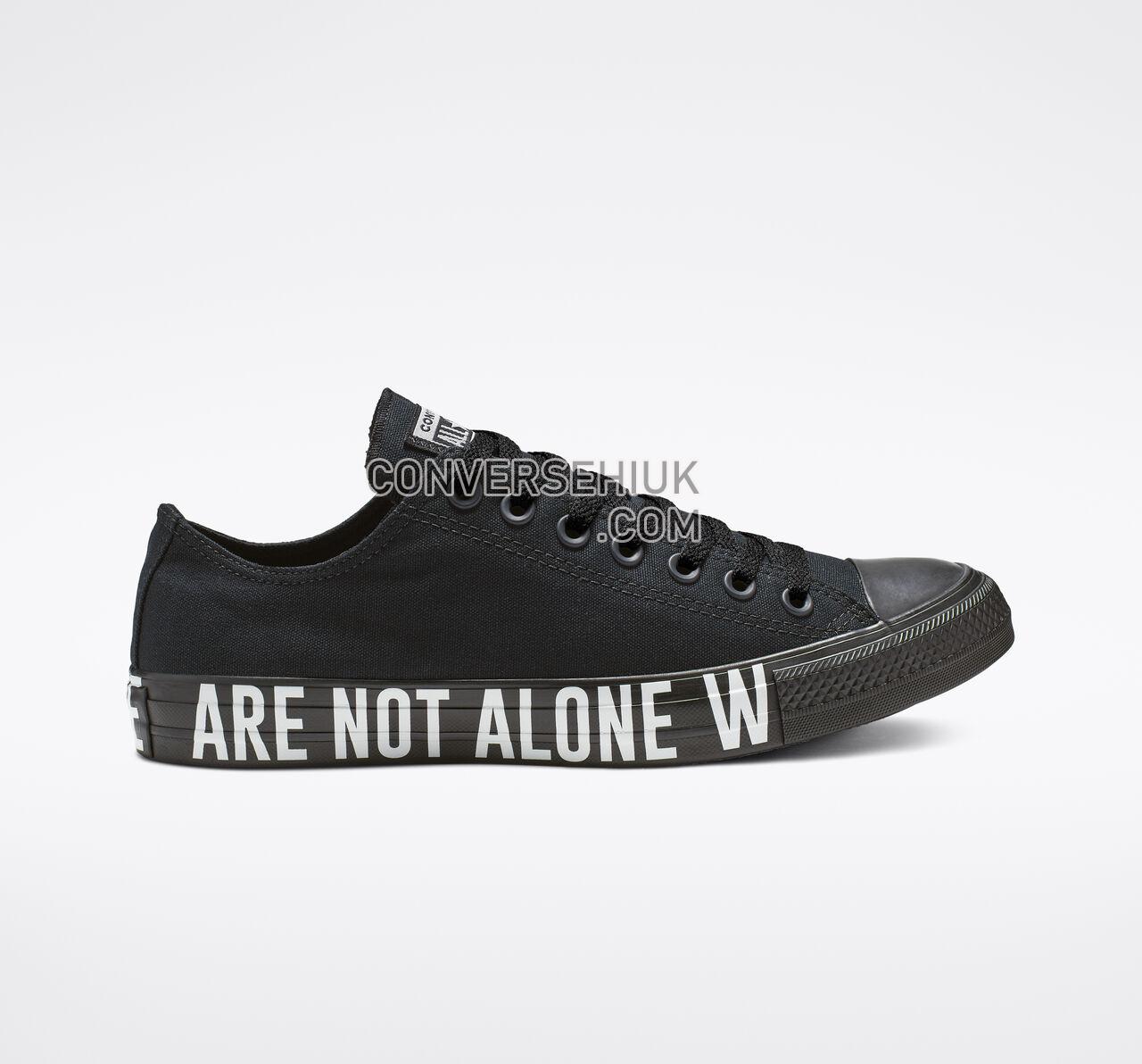 Converse Chuck Taylor All Star We Are Not Alone Low Top Black/White/Black 165382F Shoes