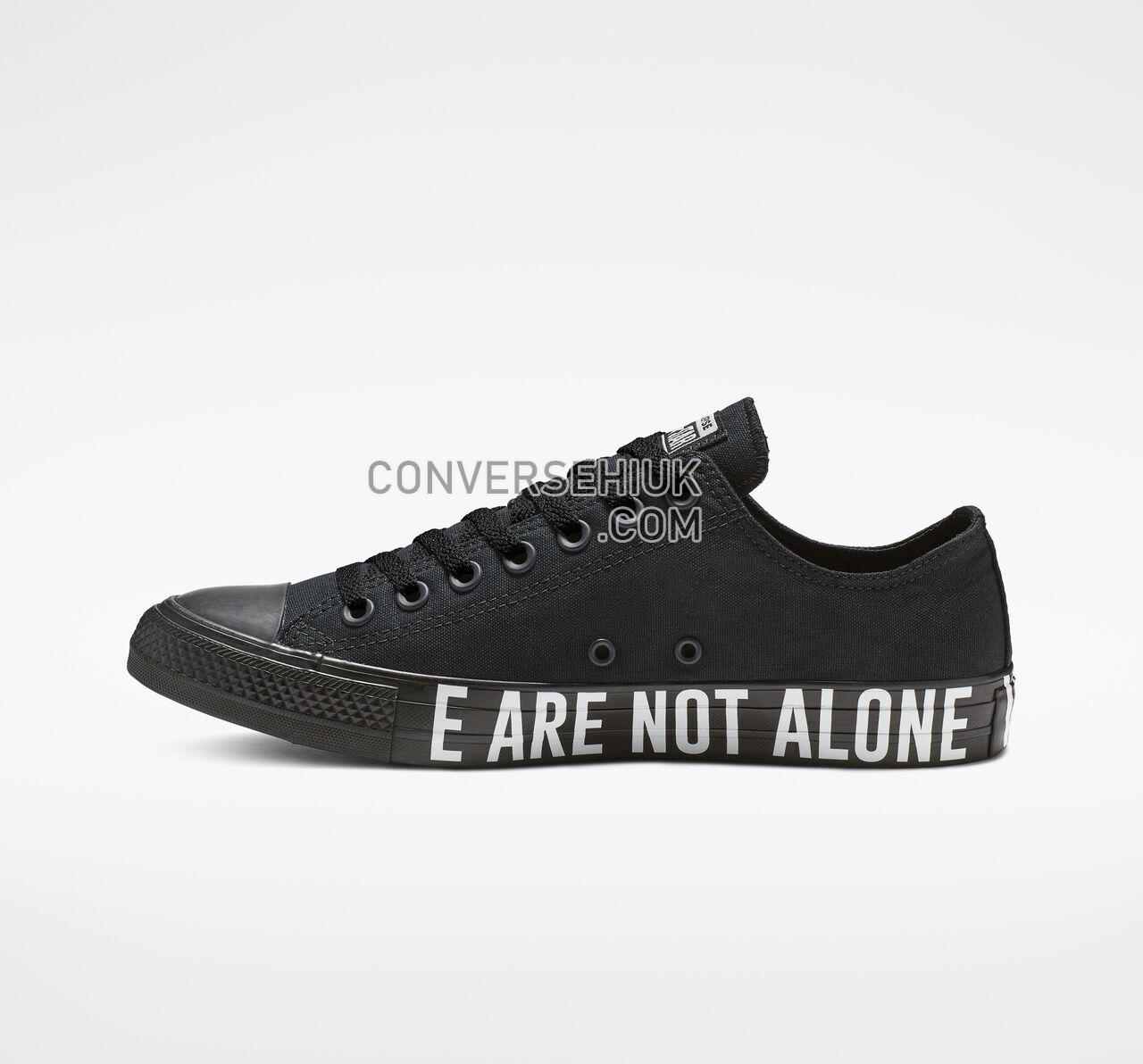 Converse Chuck Taylor All Star We Are Not Alone Low Top Black/White/Black 165382F Shoes