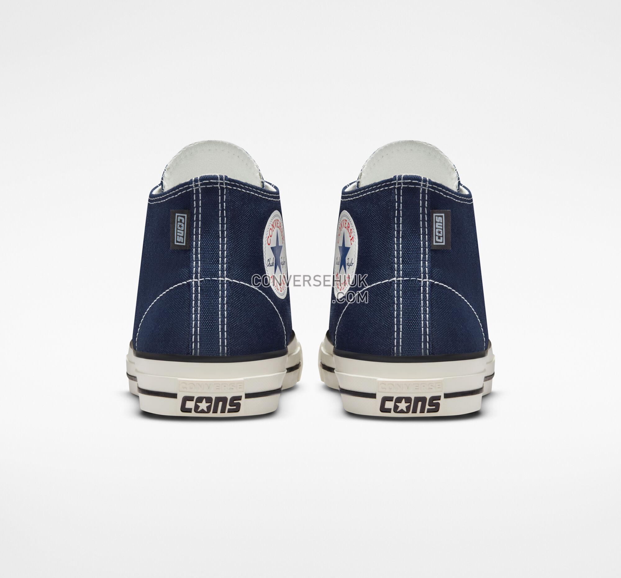 Converse Chuck Taylor All Star Pro Mid Renew Canvas Midnight Navy/Black/Egret A02420C Shoes