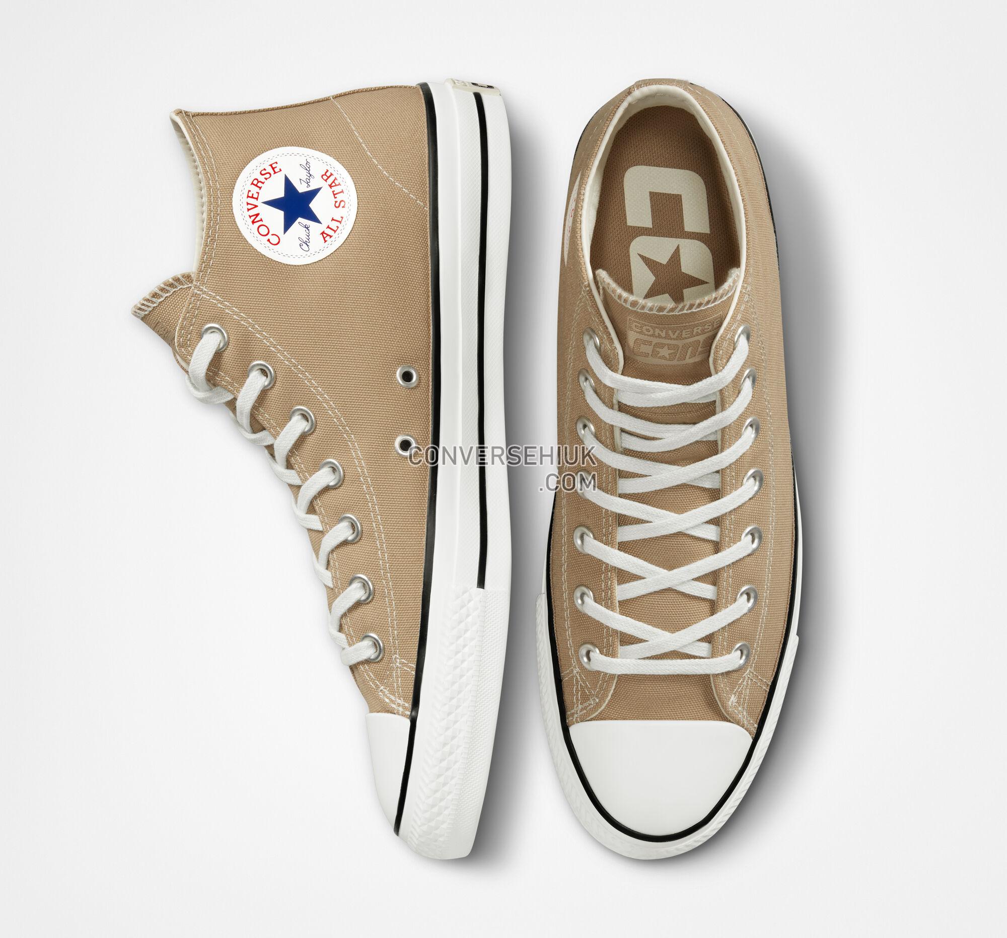 Converse Chuck Taylor All Star Pro Mid Renew Canvas Nomad Khaki/Black/Egret A02419C Shoes