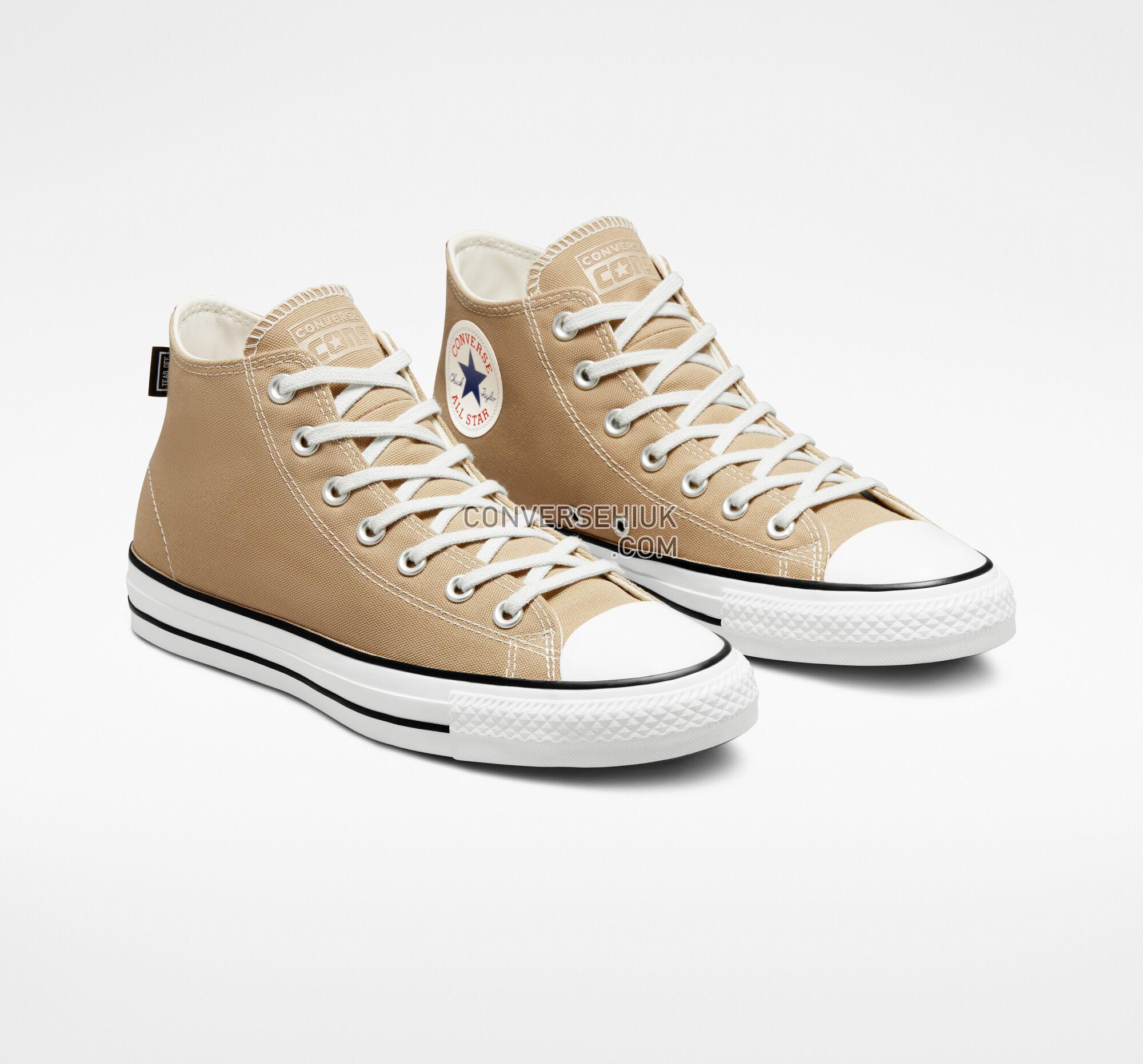 Converse Chuck Taylor All Star Pro Mid Renew Canvas Nomad Khaki/Black/Egret A02419C Shoes