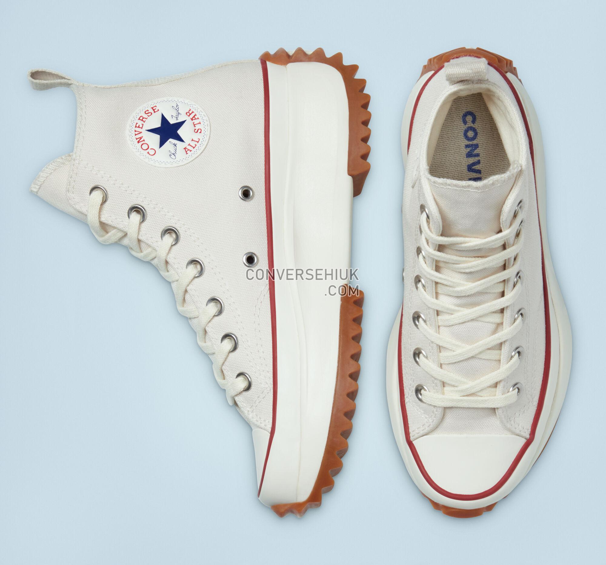 Converse Run Star Hike Platform Canvas Parchment/Egret/Gum Honey 171126C Shoes