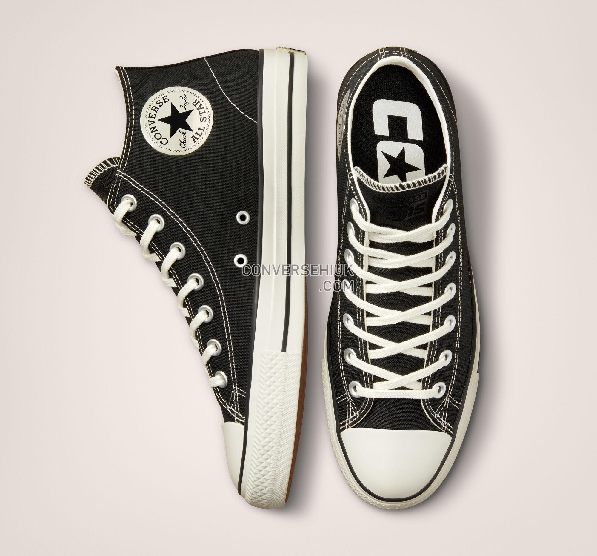 Converse CONS Chuck Taylor All Star Pro Black/Black/Egret A02136C Shoes