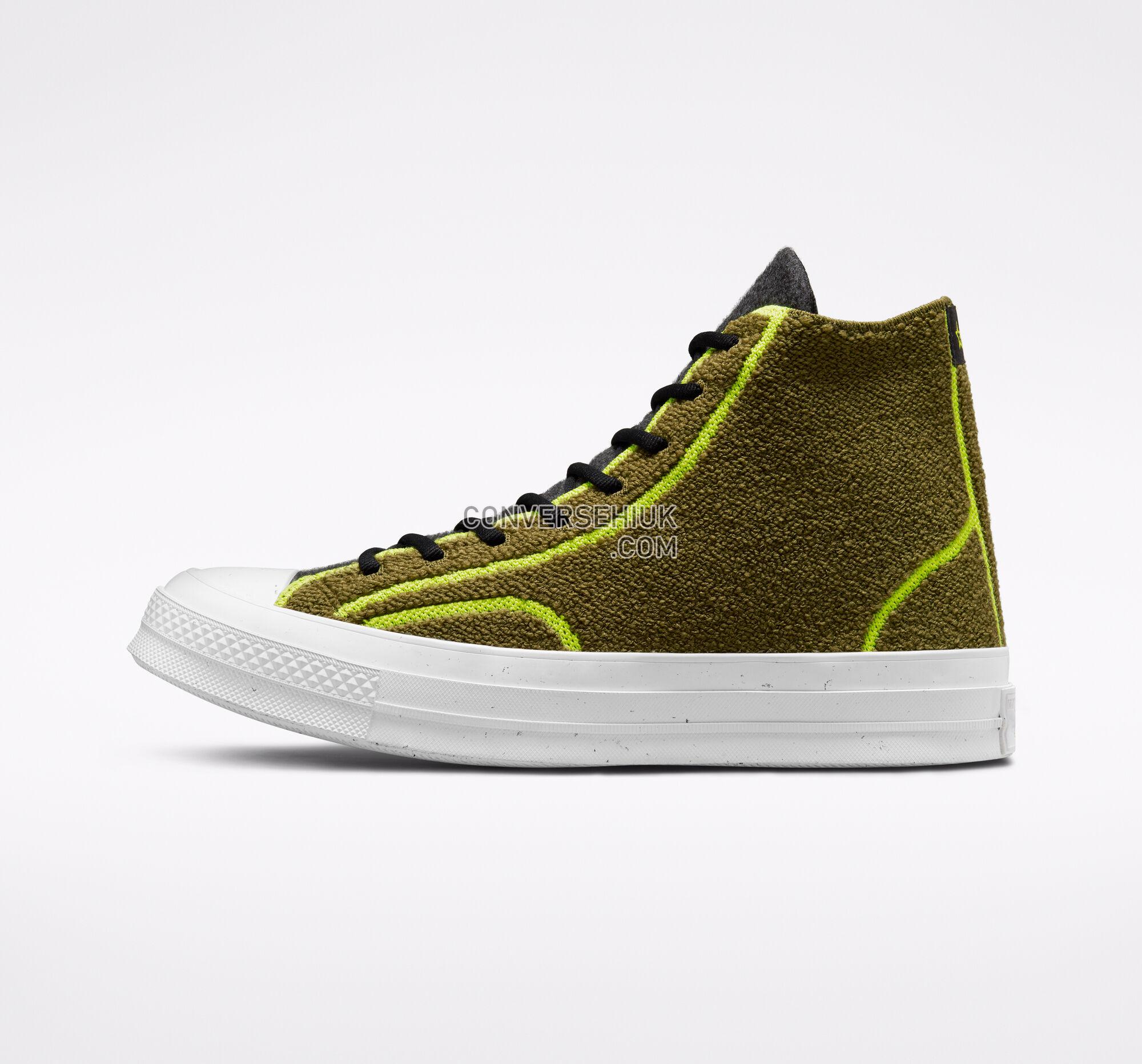 Converse Chuck 70 Renew Dark Moss/Black/Lime Twist 172034C Shoes