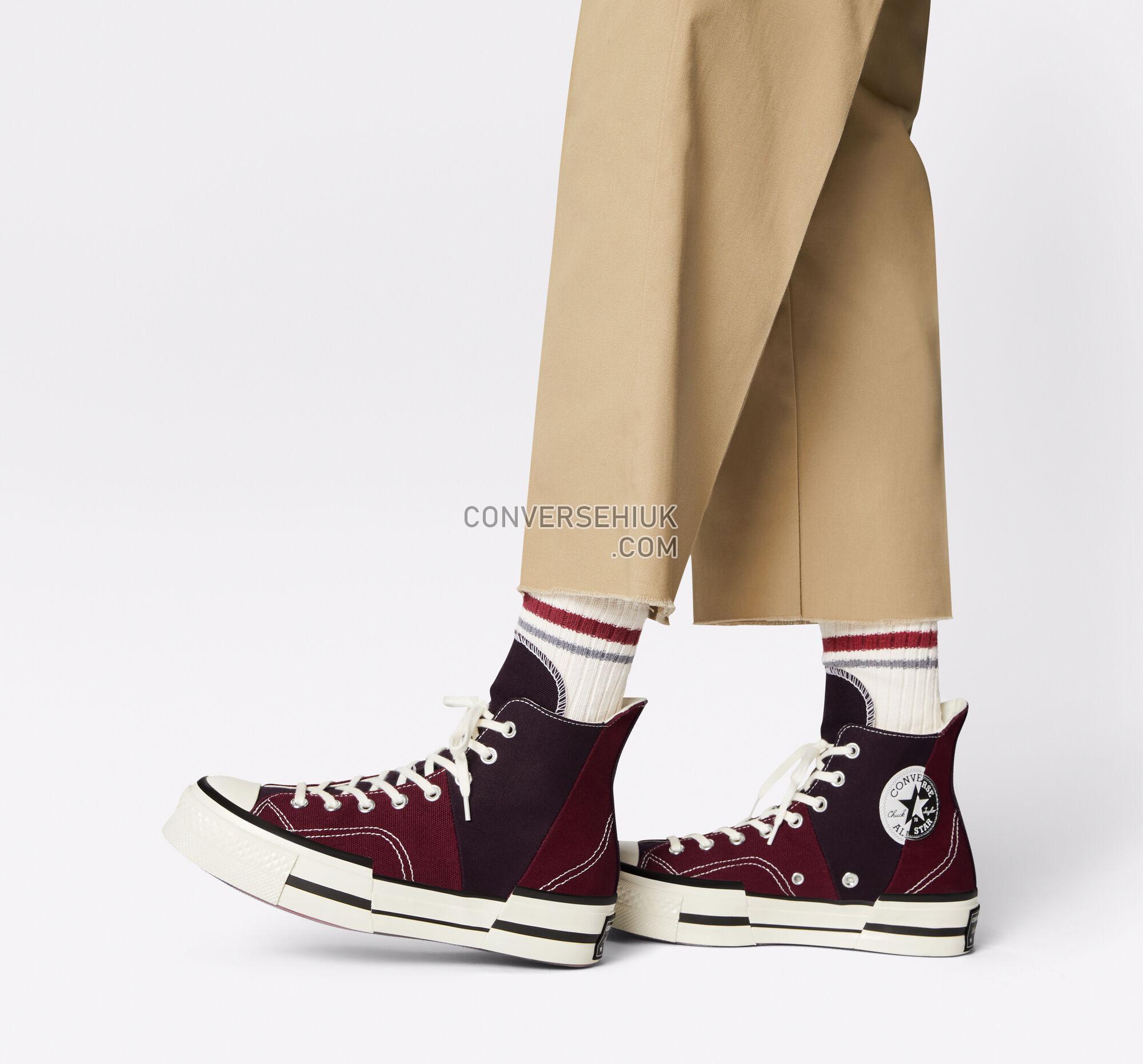 Converse Chuck 70 Plus Dark Beetroot/Egret/Black A01389C Shoes