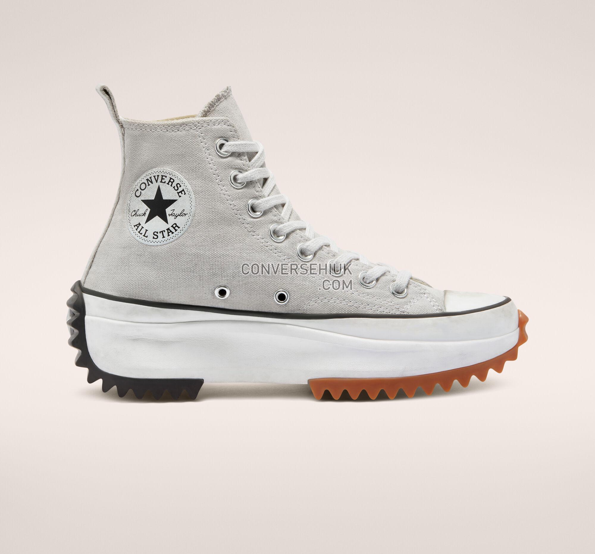 Converse Run Star Hike Platform Smoked Canvas White Light Smoke In 171140C Shoes