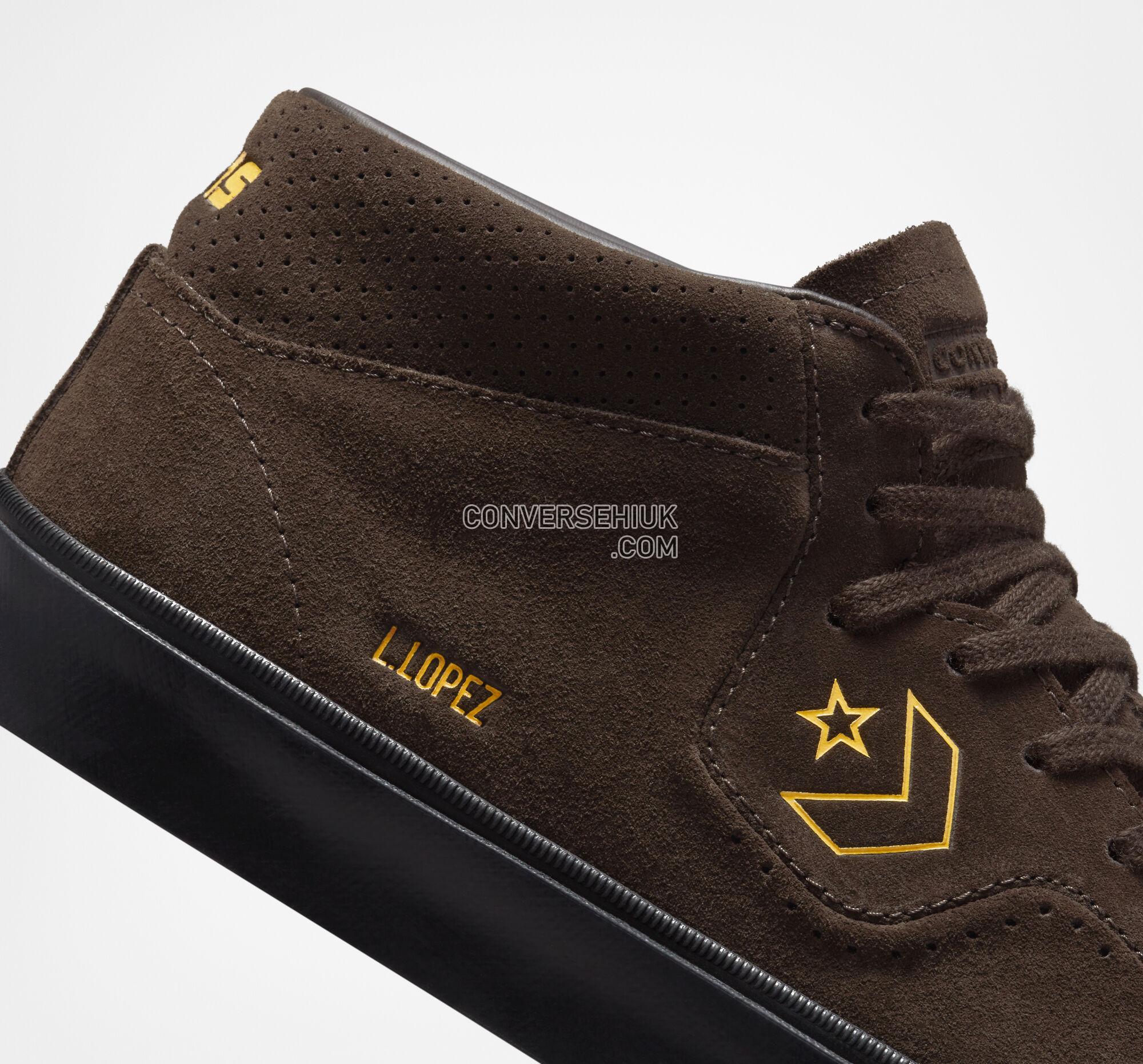 Converse CONS Louie Lopez Pro Velvet Brown/Amarillo/Black A01247C Shoes