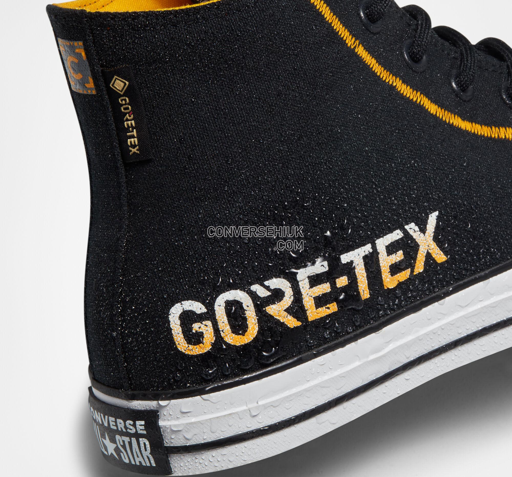 Converse Chuck Taylor All Star GORE-TEX Black/Yellow/White A01393C Shoes