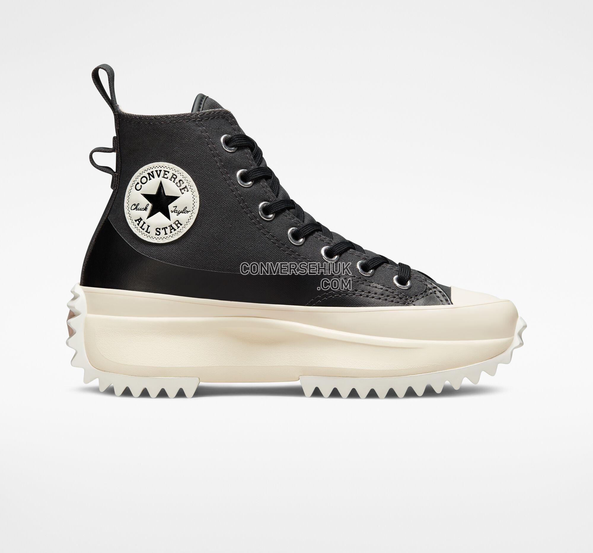 Converse Run Star Hike Platform Water-Repellent Canvas Dk Smoke Grey/Black/Egret A04261C Shoes