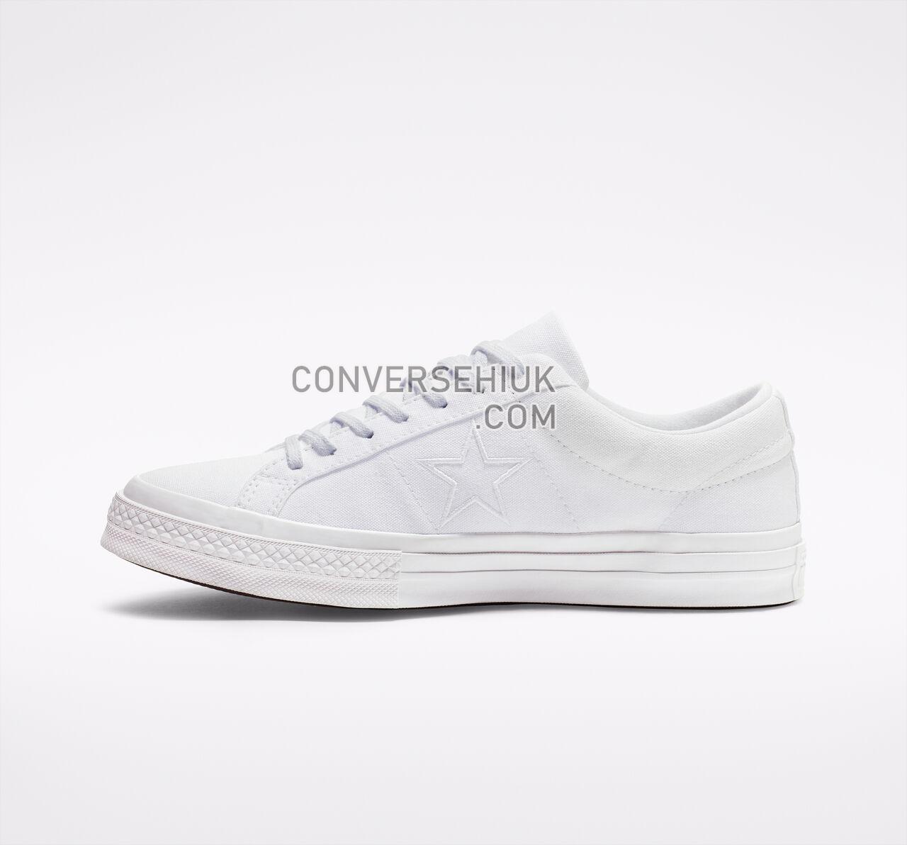 Converse One Star Seasonal Color White/White/White 163377C Shoes