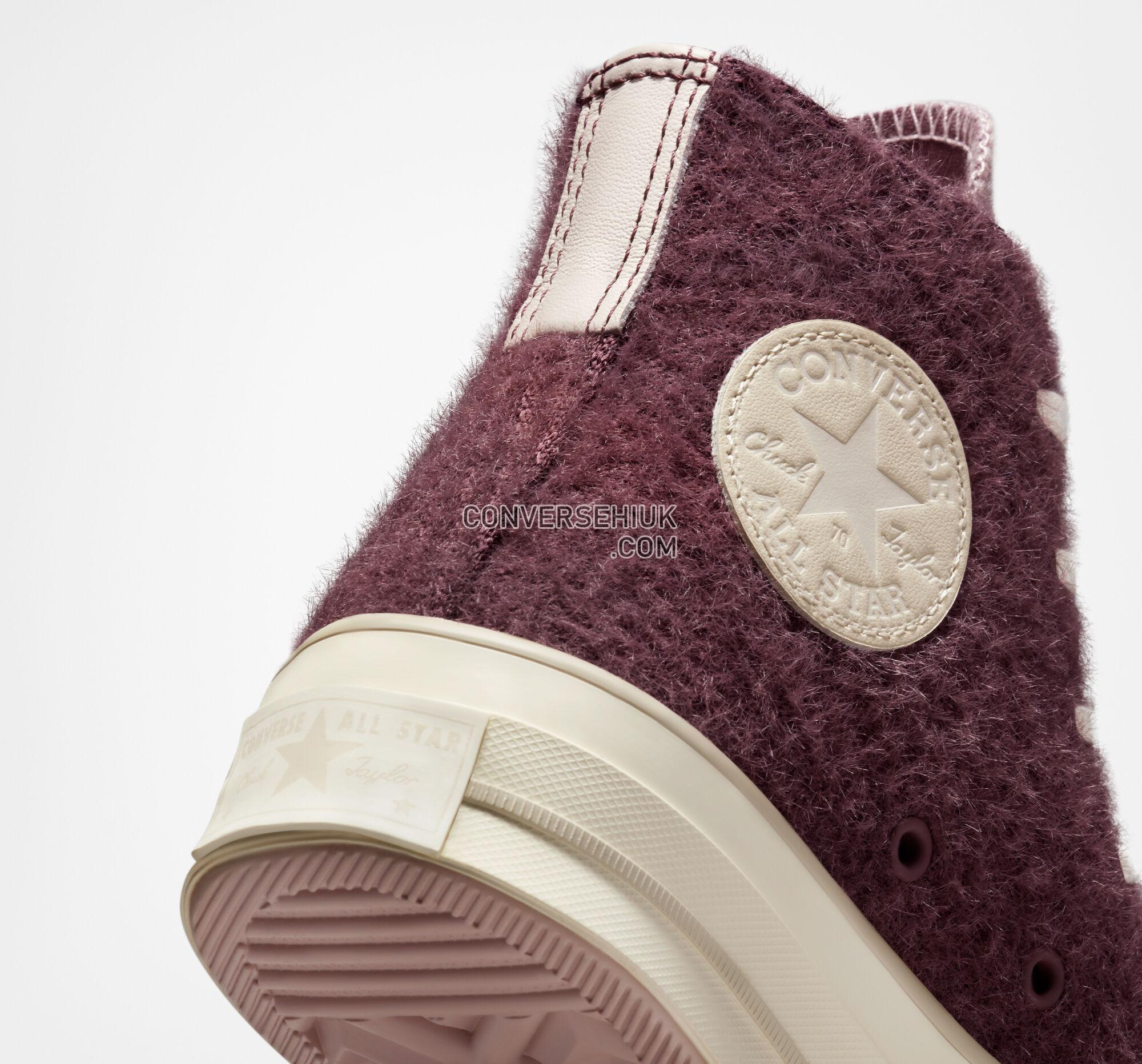 Converse Chuck 70 Cozy Knit Dark Wine/Stone Mauve/Egret A01339C Shoes