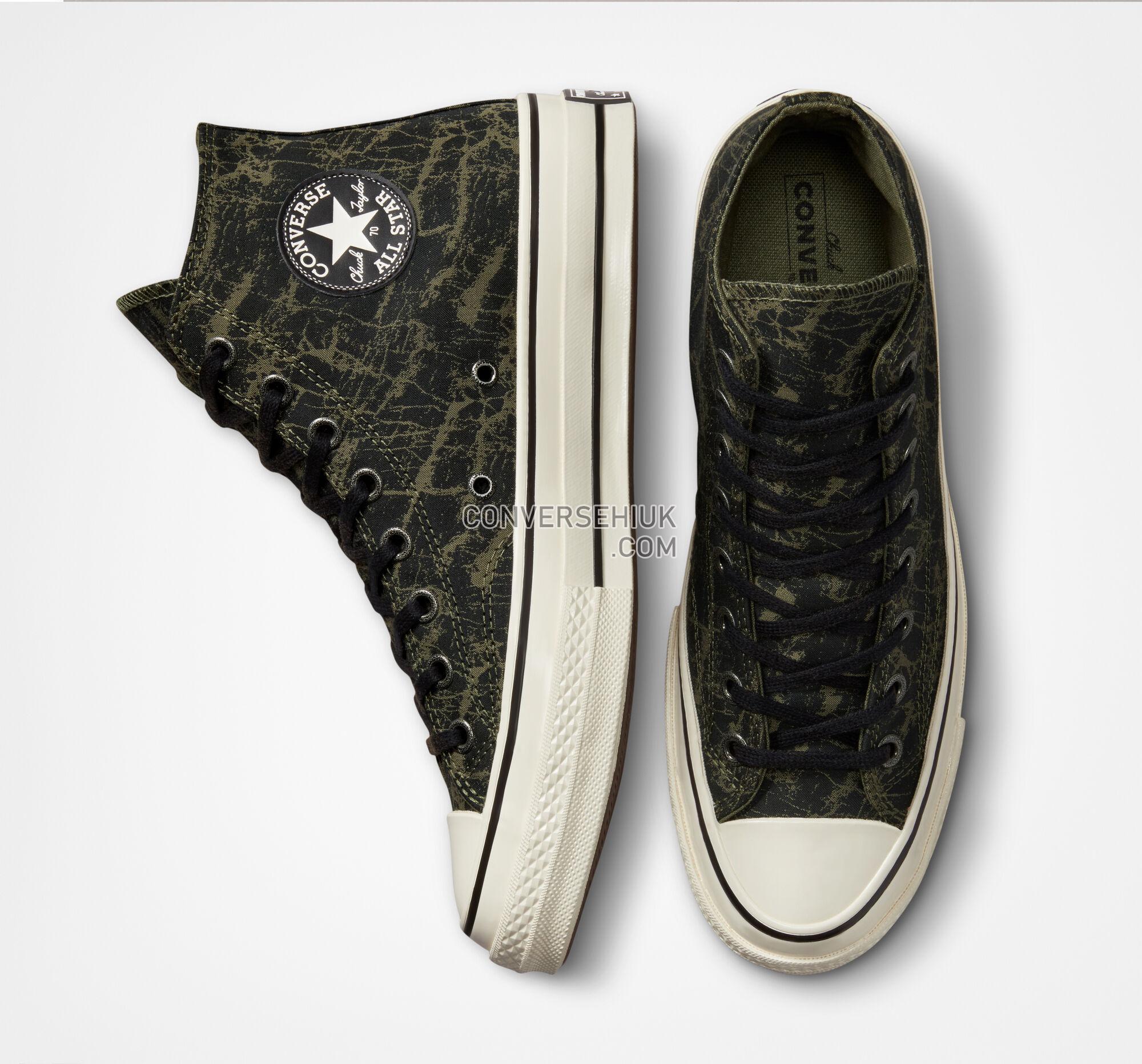 Converse Chuck 70 Rock Texture Jacquard Converse Utility/Black/Egret A01405C Shoes