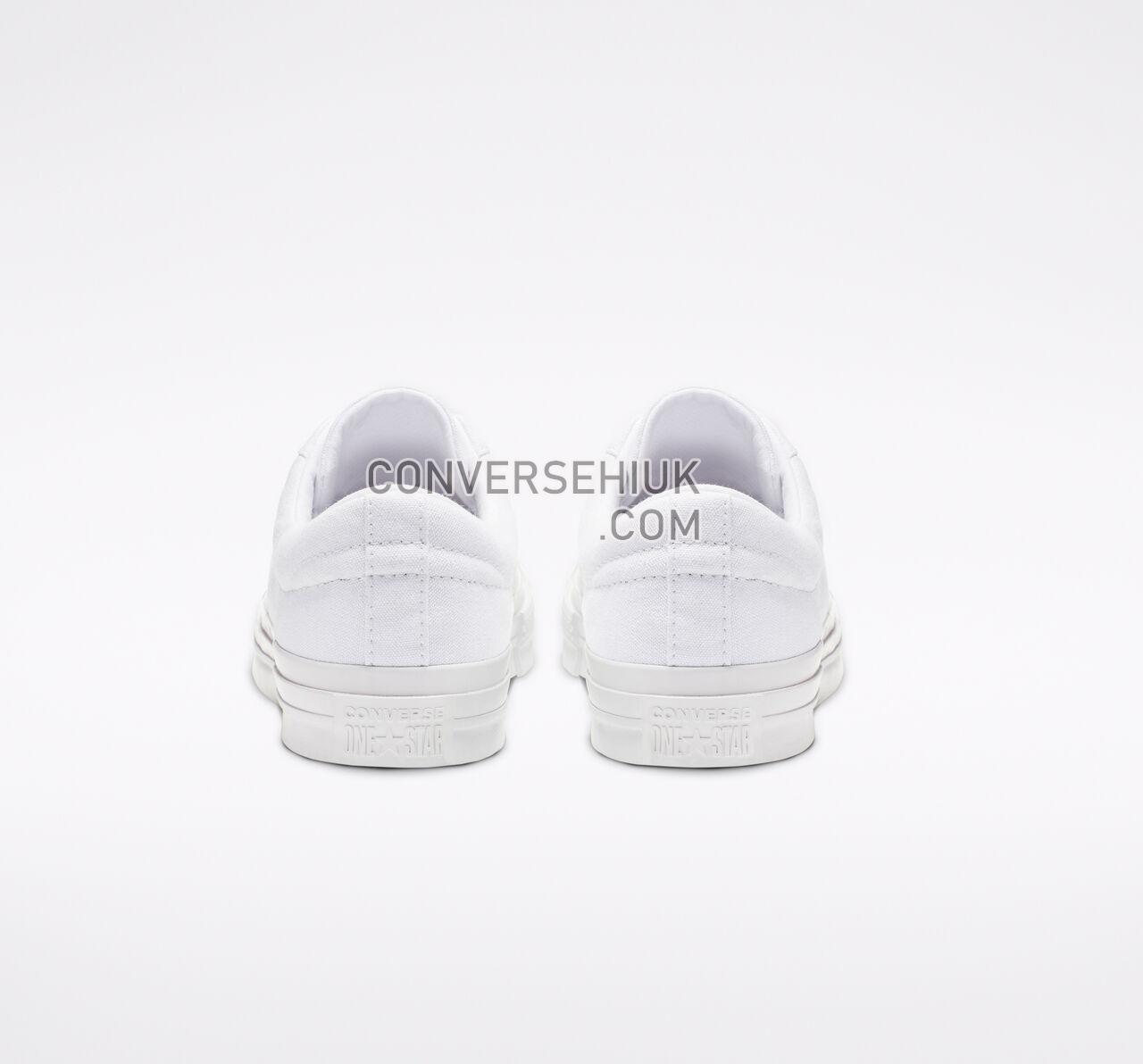 Converse One Star Seasonal Color White/White/White 163377C Shoes