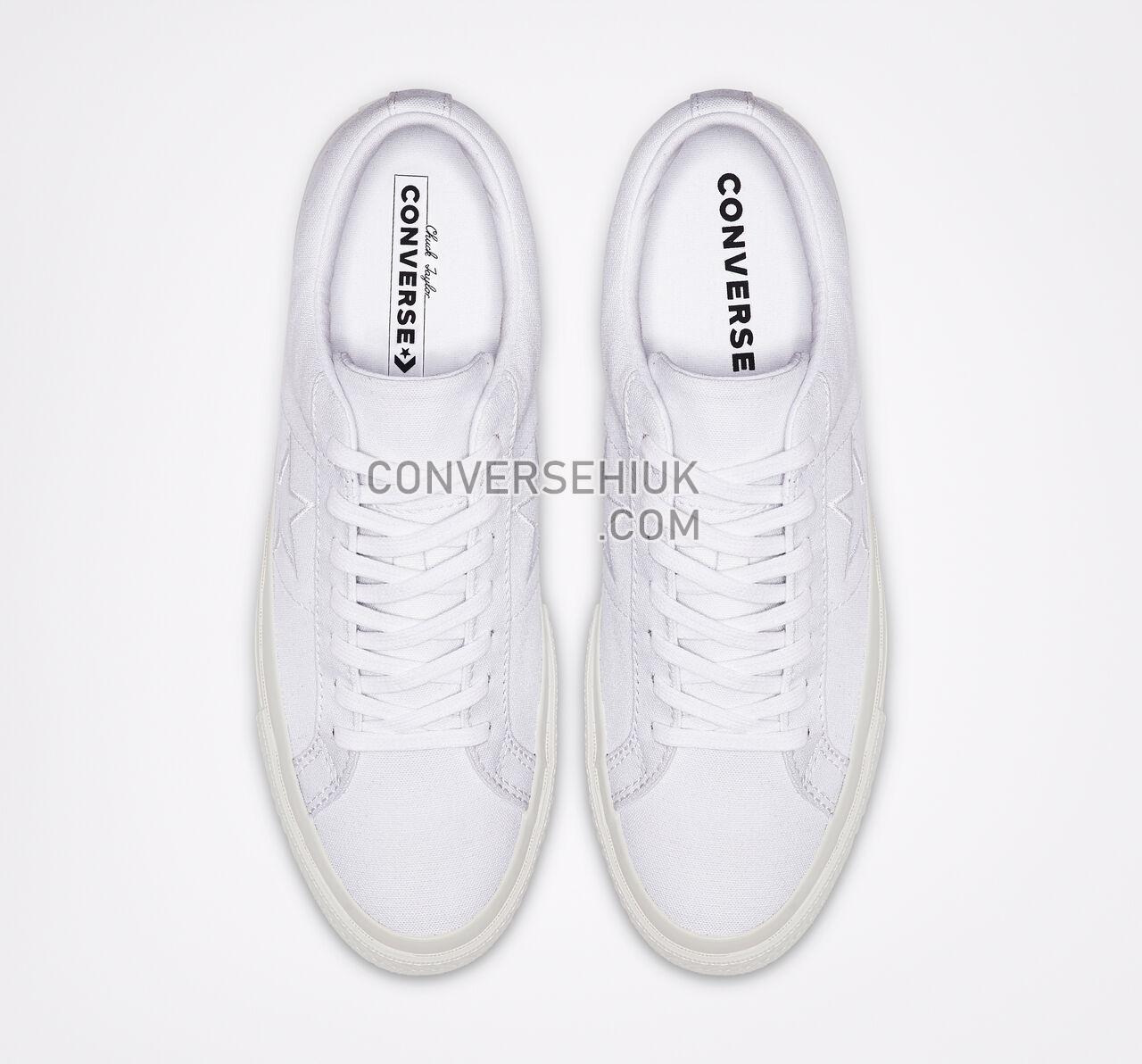 Converse One Star Seasonal Color White/White/White 163377C Shoes