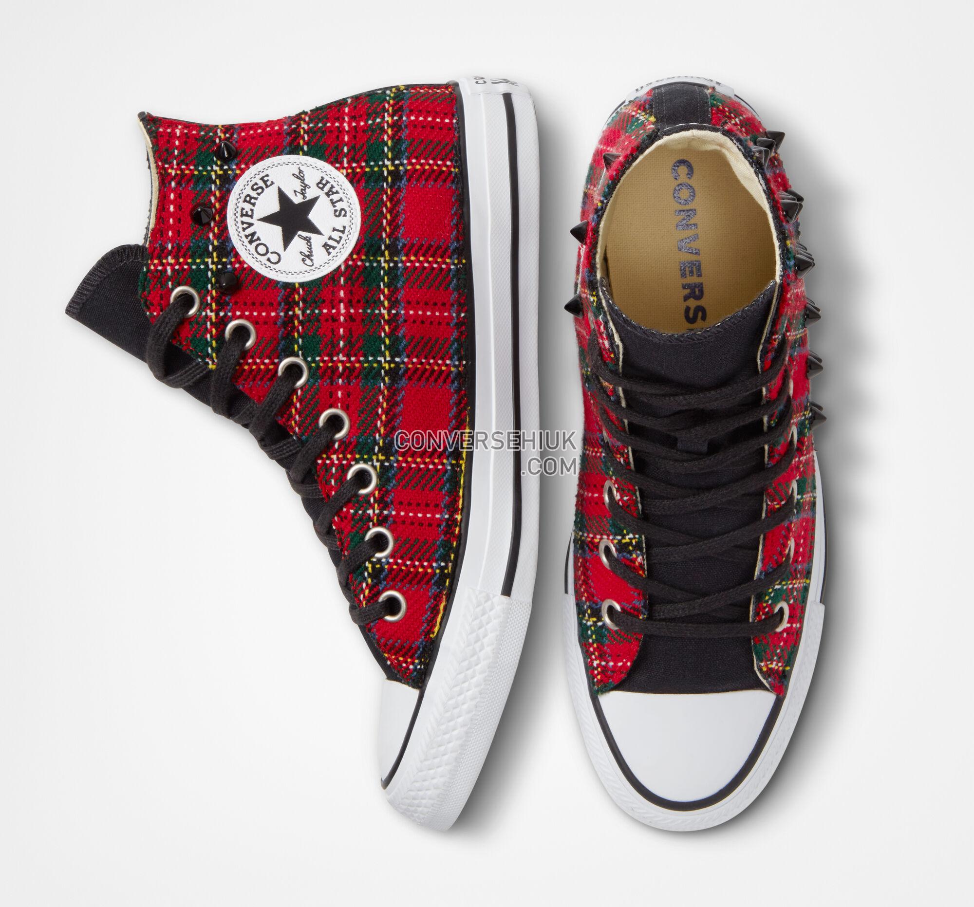 Converse Chuck Taylor All Star Tartan Red Tartan Studs A05080C Shoes