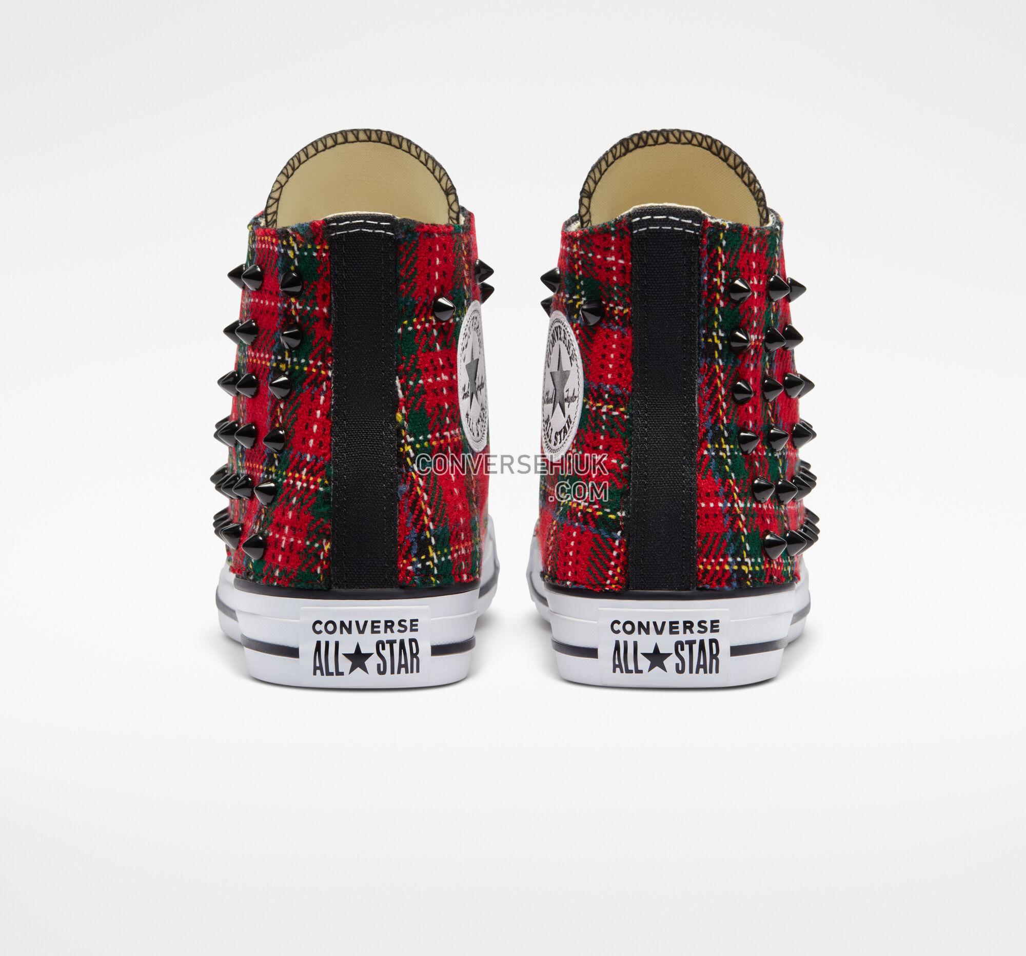 Converse Chuck Taylor All Star Tartan Red Tartan Studs A05080C Shoes