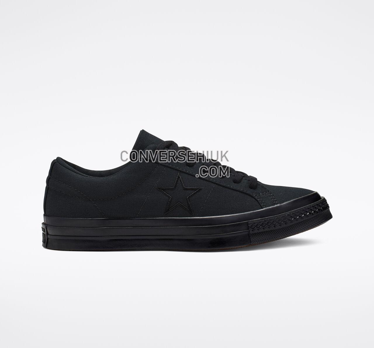 Converse One Star Seasonal Color Black/Black/Black 163380C Shoes