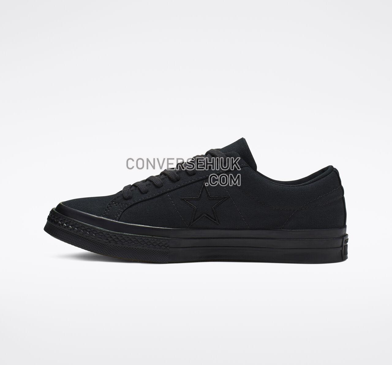 Converse One Star Seasonal Color Black/Black/Black 163380C Shoes