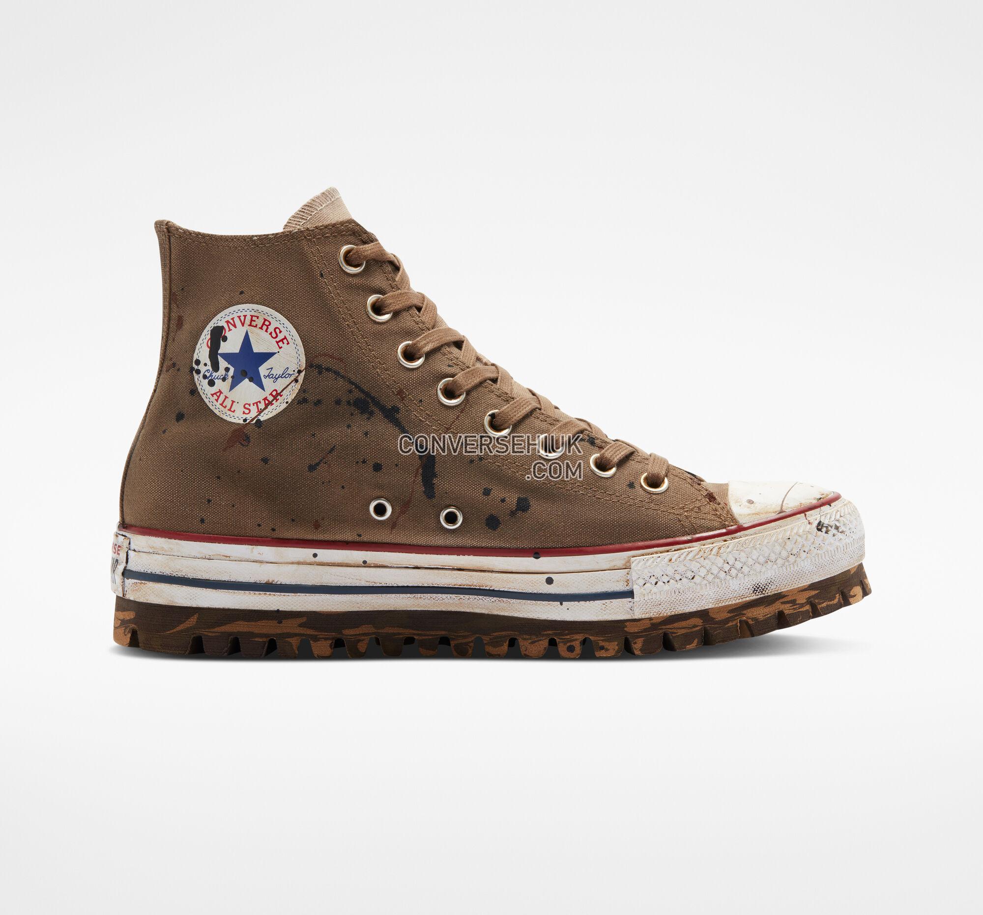 Converse Chuck Taylor All Star Trek Platform Color Splash Brown Splash Trek A04288C Shoes