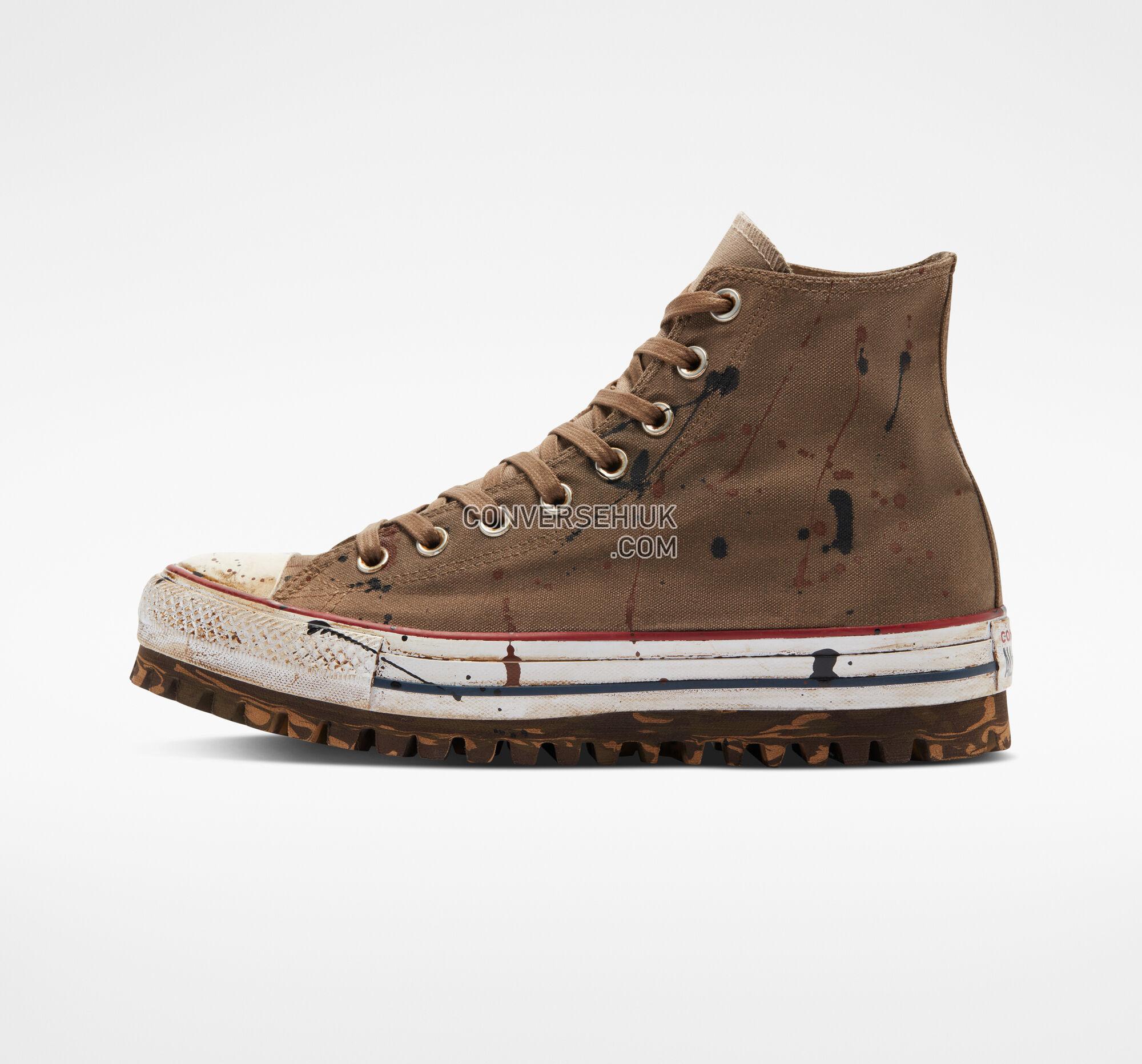 Converse Chuck Taylor All Star Trek Platform Color Splash Brown Splash Trek A04288C Shoes