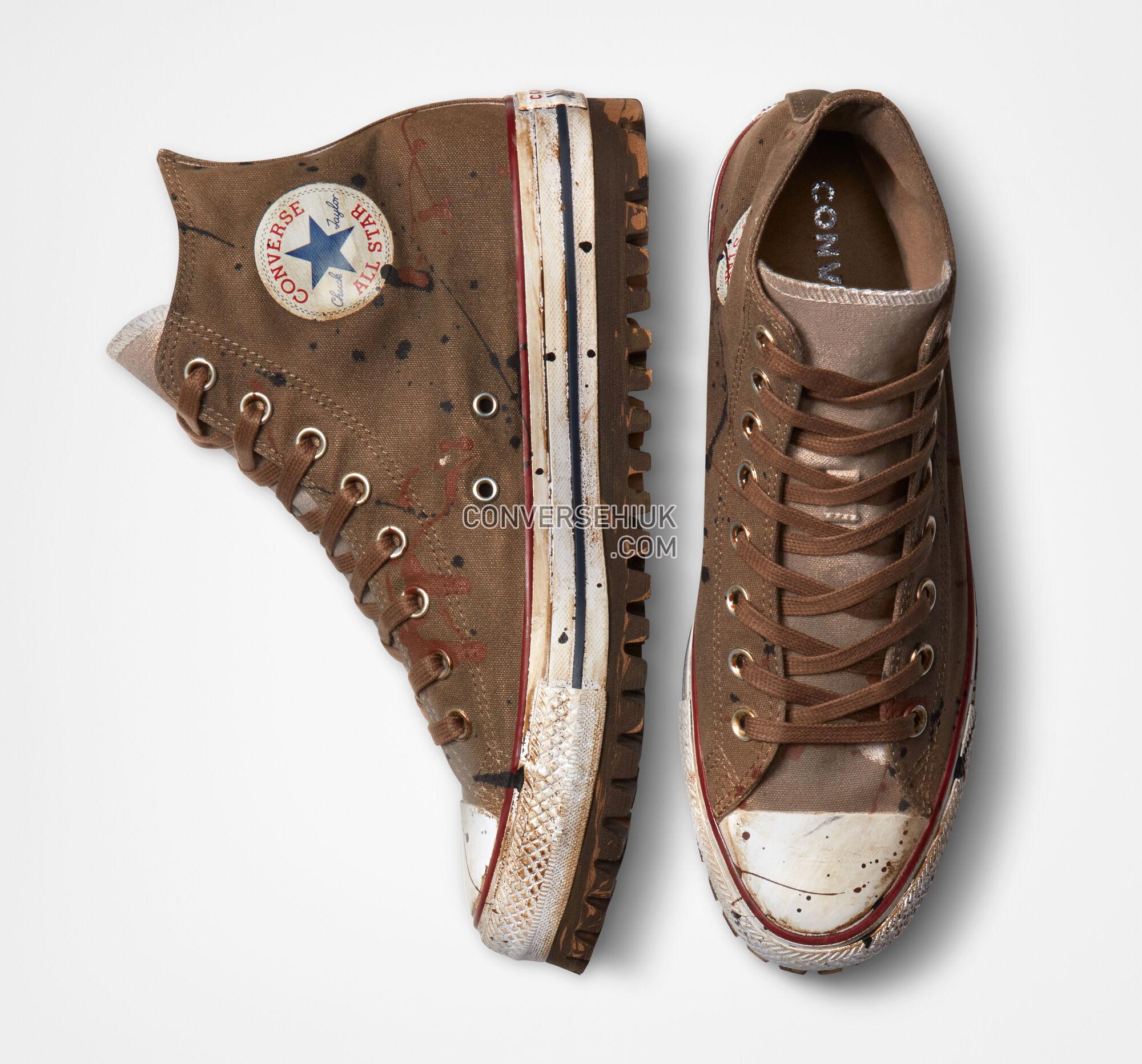 Converse Chuck Taylor All Star Trek Platform Color Splash Brown Splash Trek A04288C Shoes