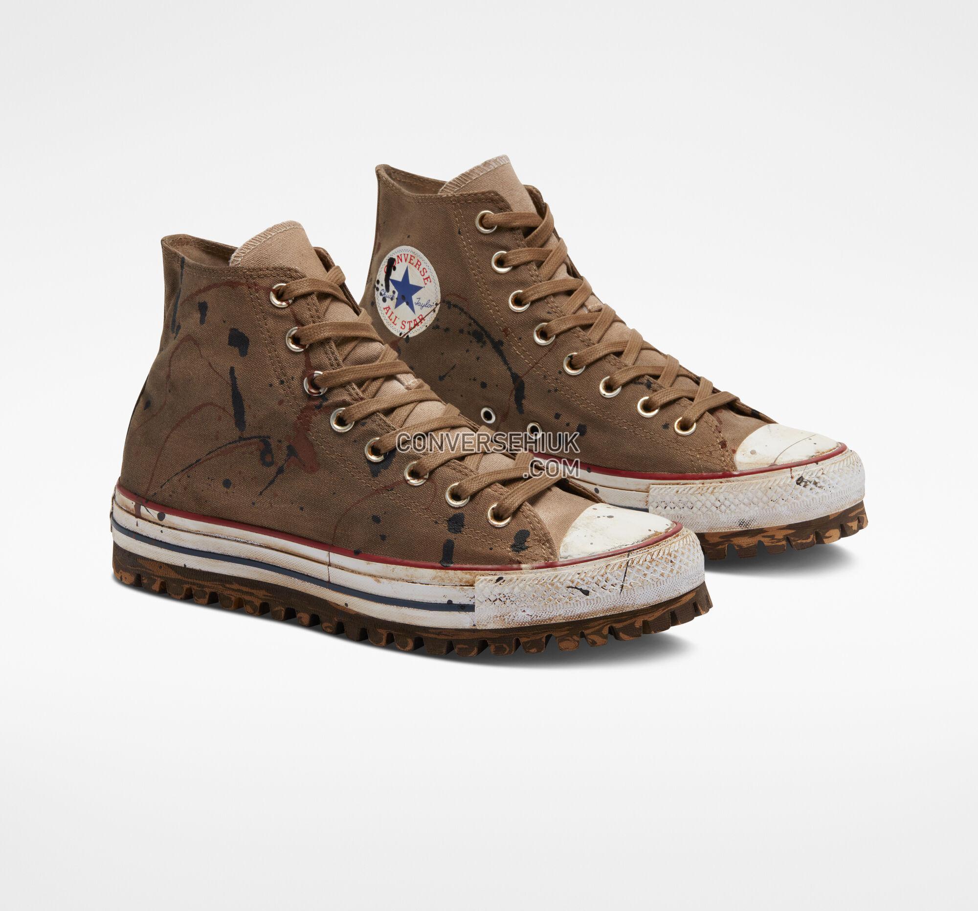 Converse Chuck Taylor All Star Trek Platform Color Splash Brown Splash Trek A04288C Shoes