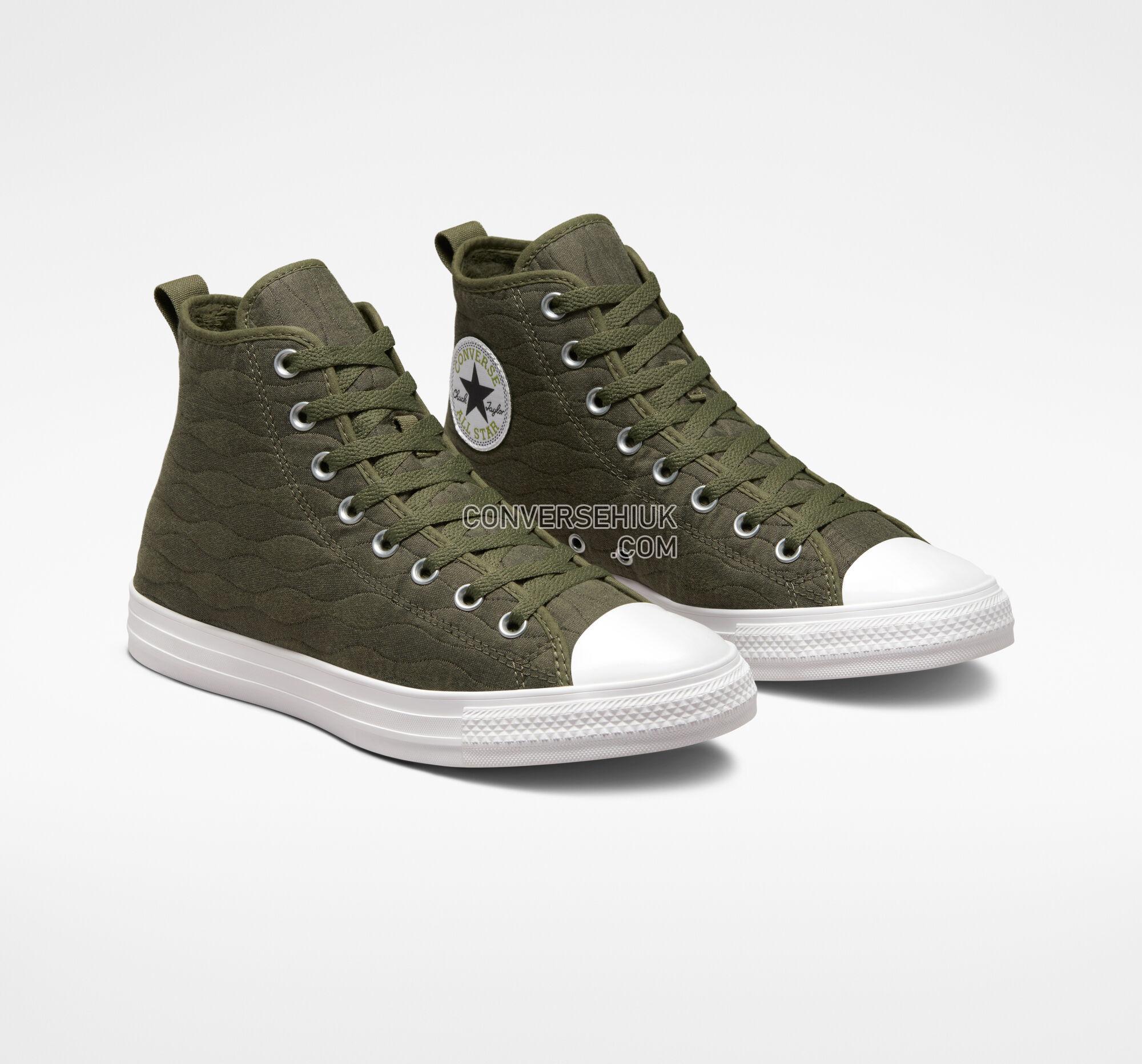 Converse Chuck Taylor All Star Quilted Converse Utility/Utility Green A03283C Shoes