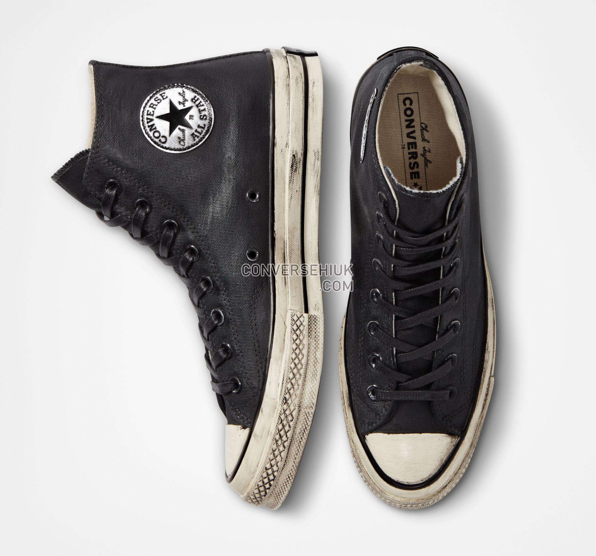 Converse Chuck 70 Canvas Waxed Vintage Black Waxed A05076C Shoes