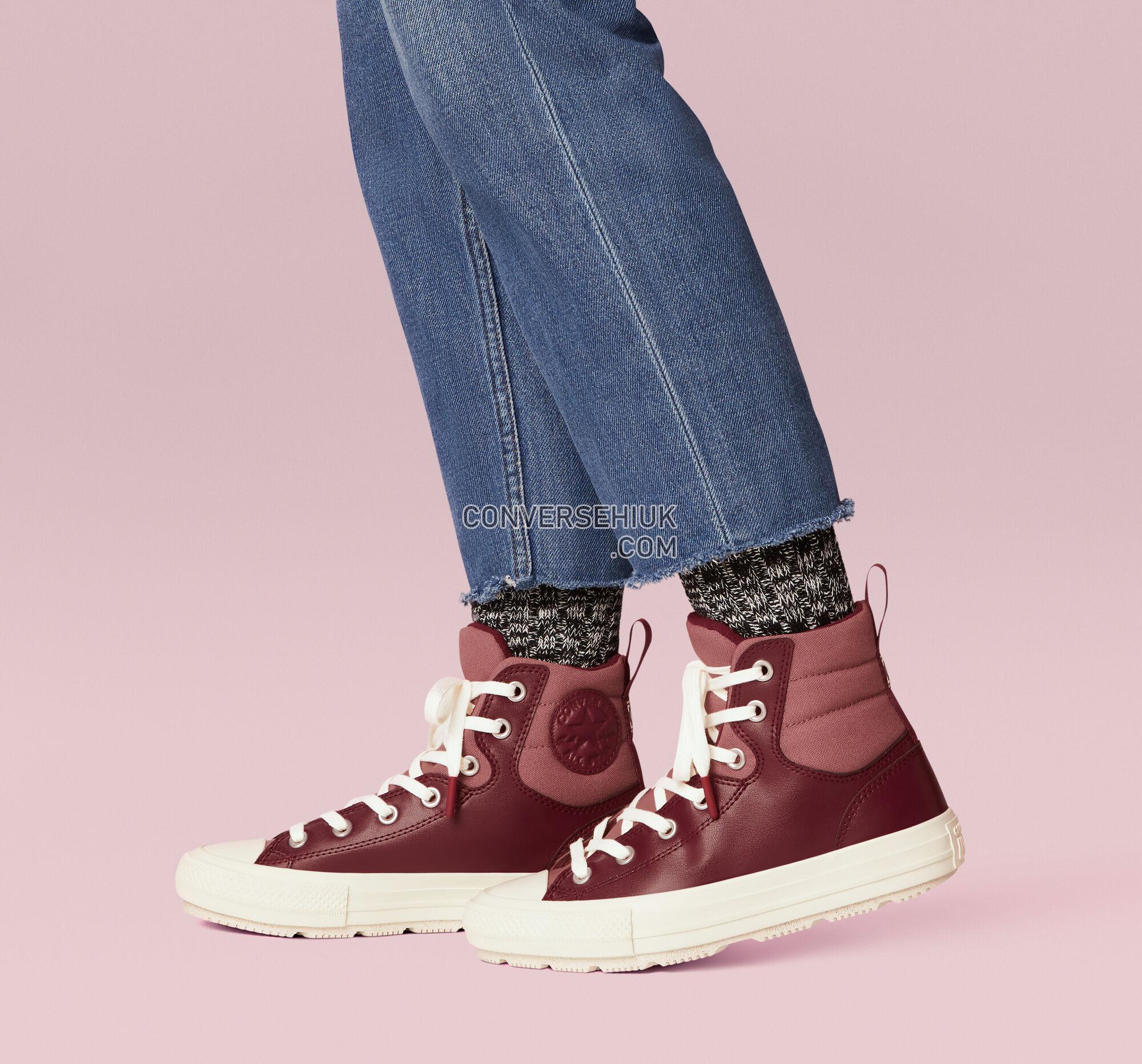 Converse Chuck Taylor All Star Berkshire Boot Dark Beetroot/Saddle/Egret A00914C Shoes