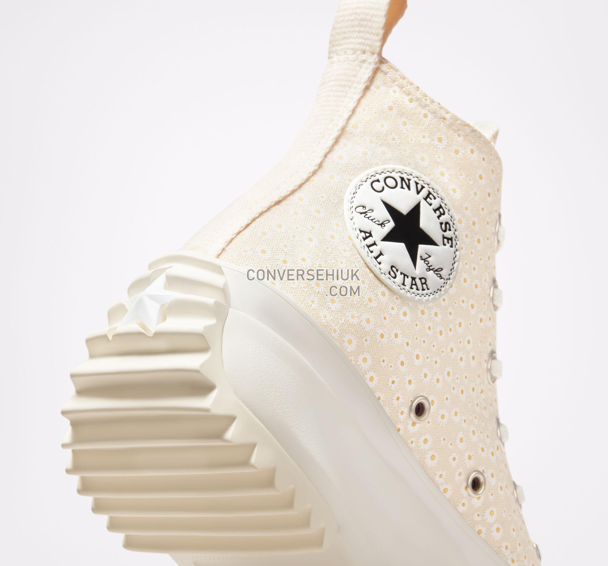 Converse Run Star Hike Platform Daisy Egret/Natural Ivory/Amarillo A03340C Shoes