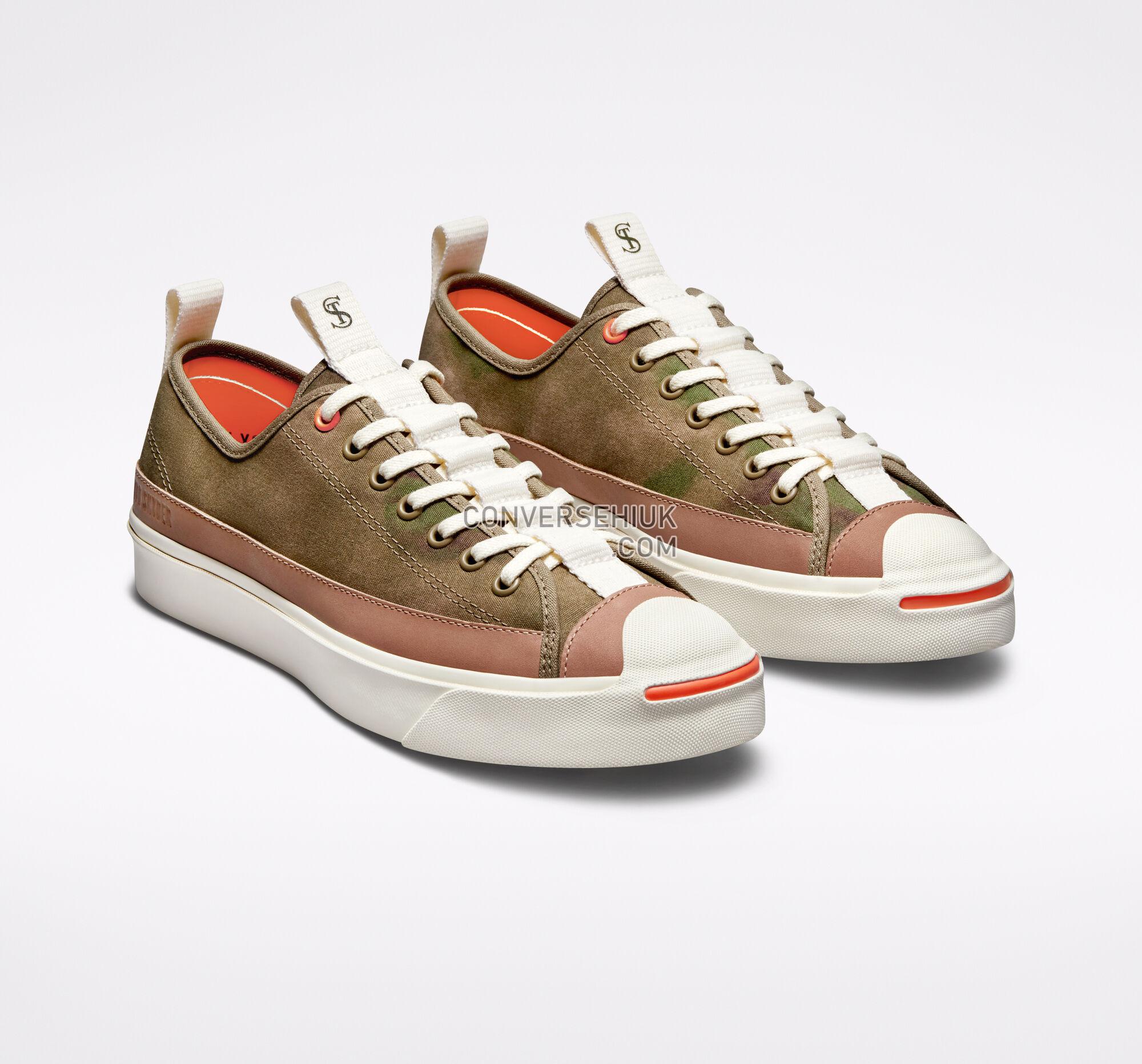 Converse x Todd Snyder Jack Purcell Elmwood/Egret/Champagne Tan 173058C Shoes