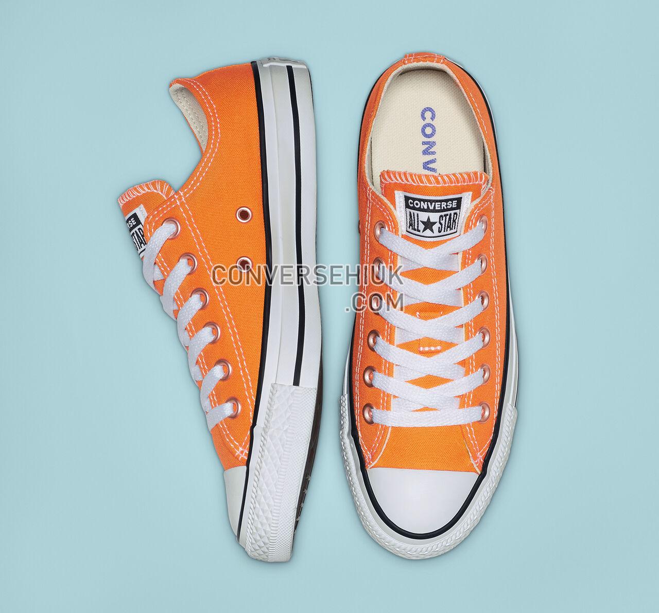 Converse Chuck Taylor All Star Seasonal Color Low Top Orange Rind 164937F Shoes