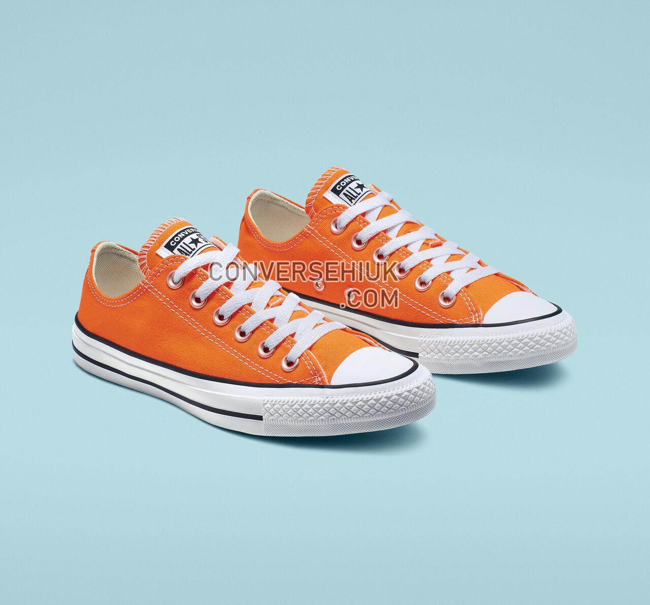 Converse Chuck Taylor All Star Seasonal Color Low Top Orange Rind 164937F Shoes