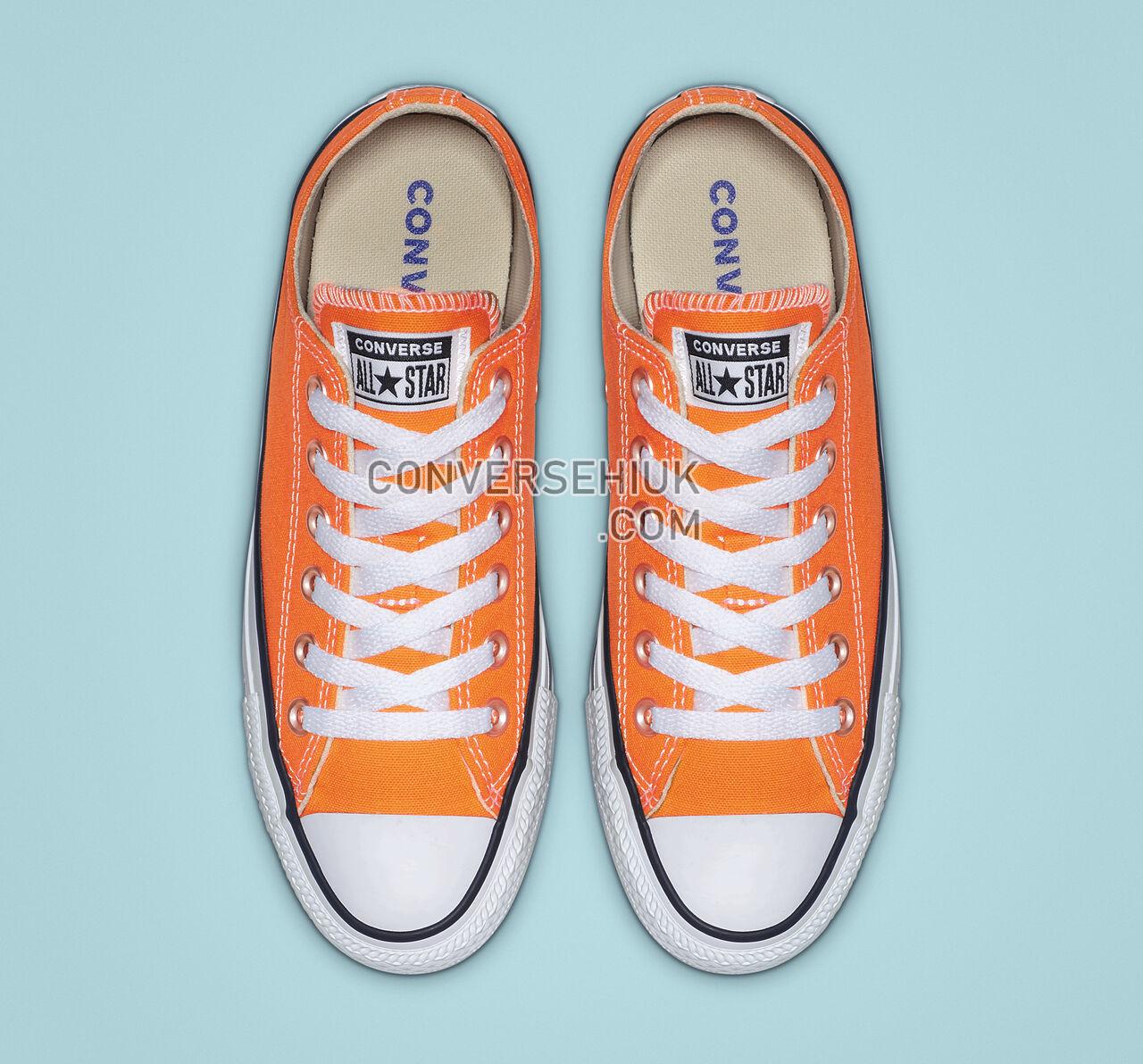 Converse Chuck Taylor All Star Seasonal Color Low Top Orange Rind 164937F Shoes