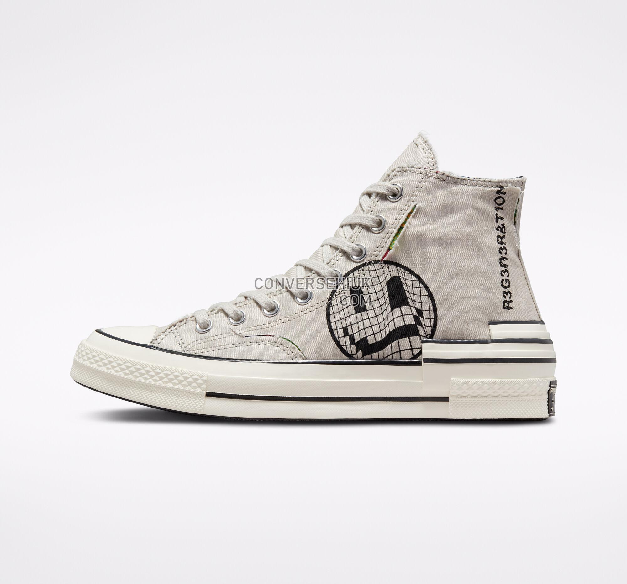 Converse Chuck 70 Hacked Heel Tear Away Light Bone/Black A00730C Shoes