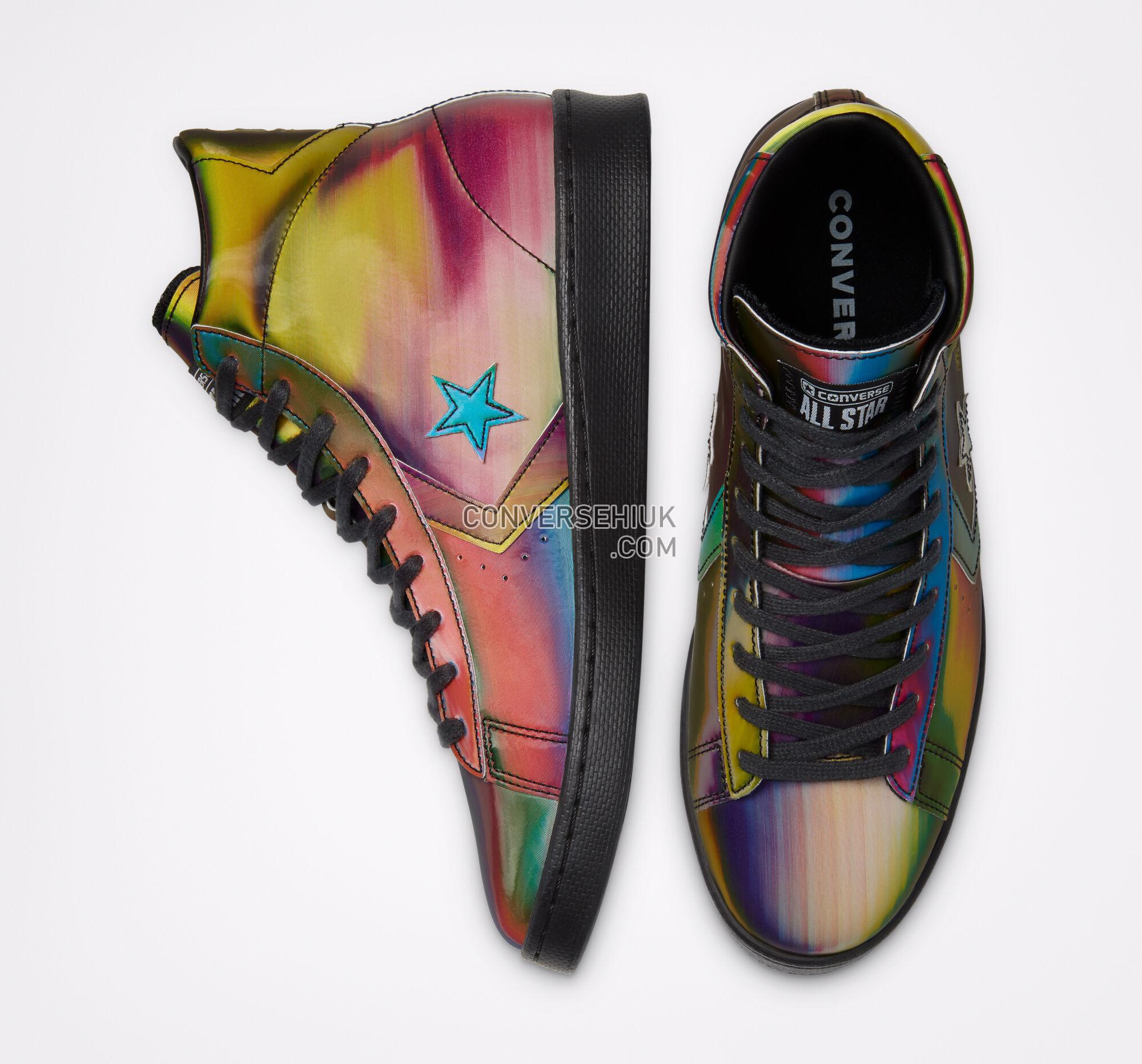 Converse All Star Pro Leather Iridescent Black/Multi/White 170494C Shoes