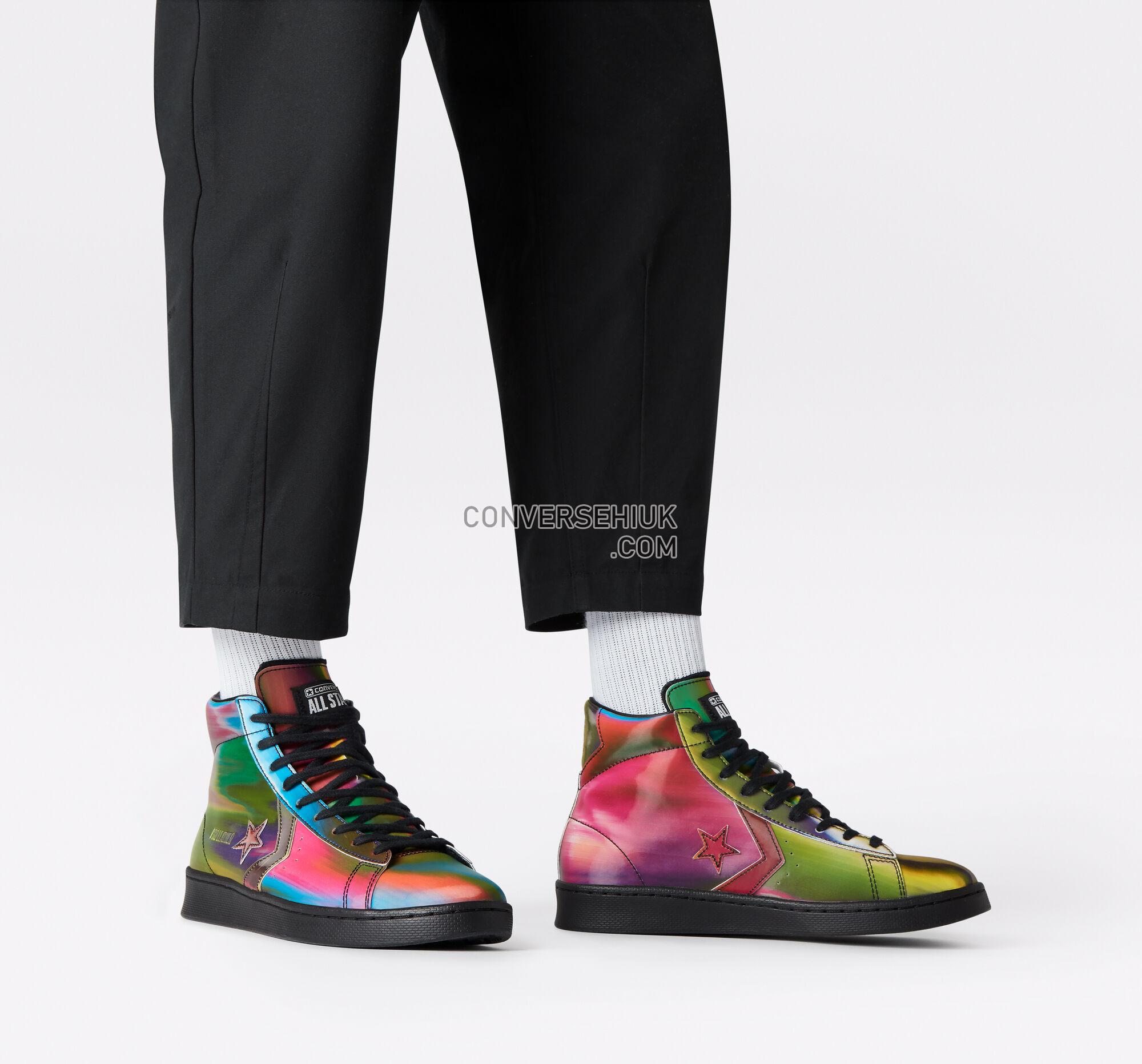 Converse All Star Pro Leather Iridescent Black/Multi/White 170494C Shoes