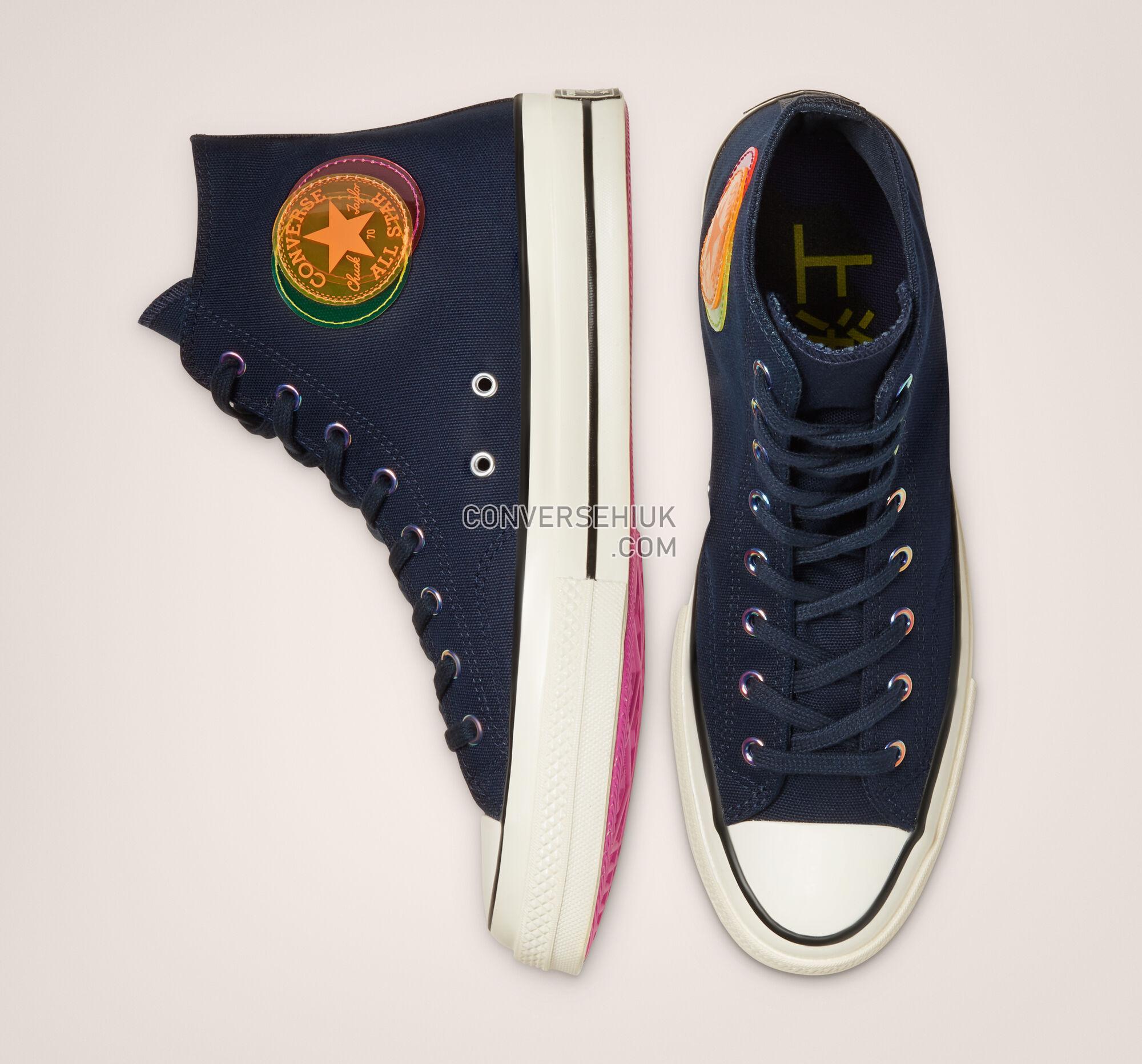 Converse Chuck 70 Heart of the City Obsidian/Bold Citron/Egret 170491C Shoes