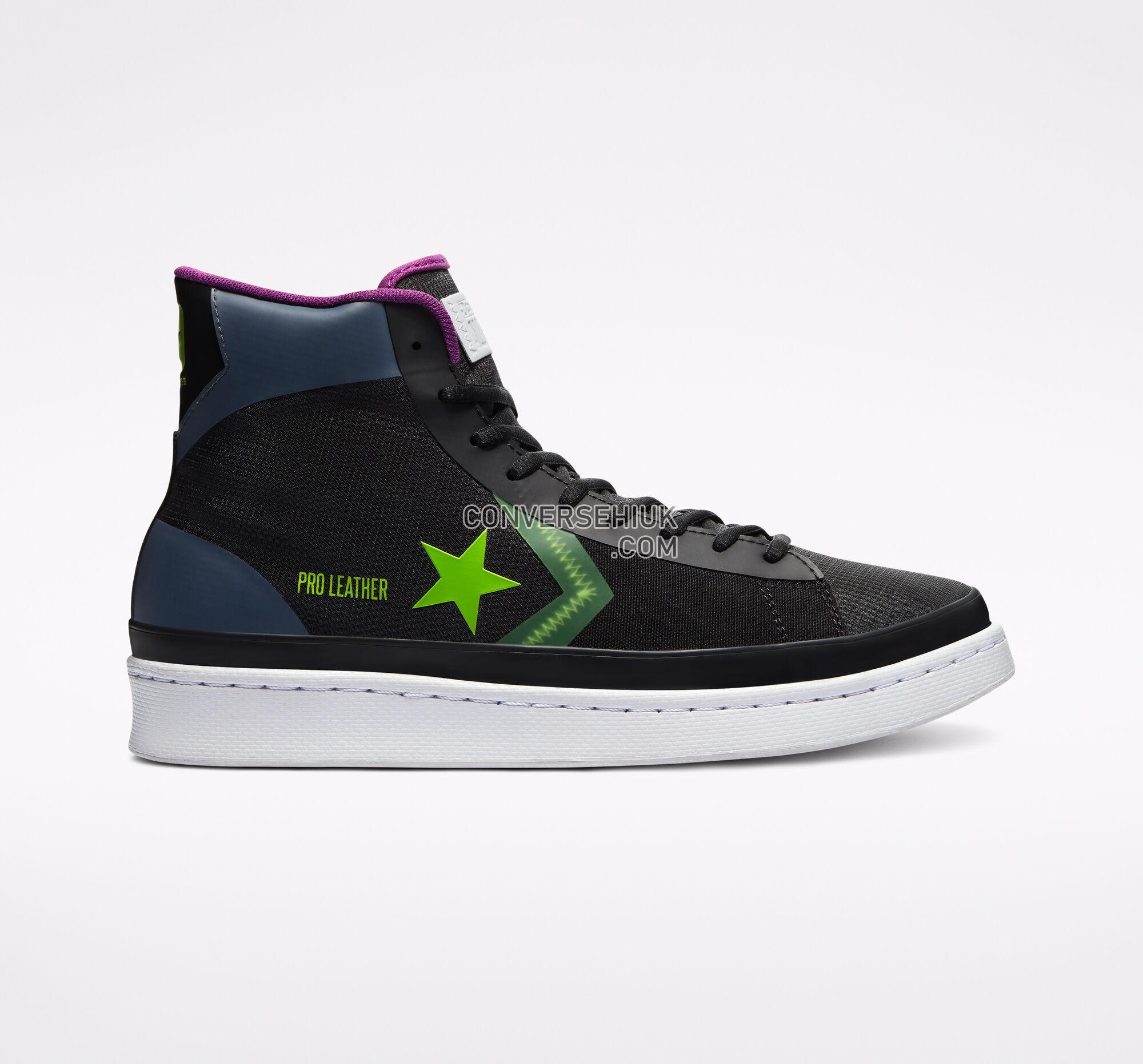 Converse Pro Leather Soundwave Black/Gravel/Bold Wasabi 170757C Shoes