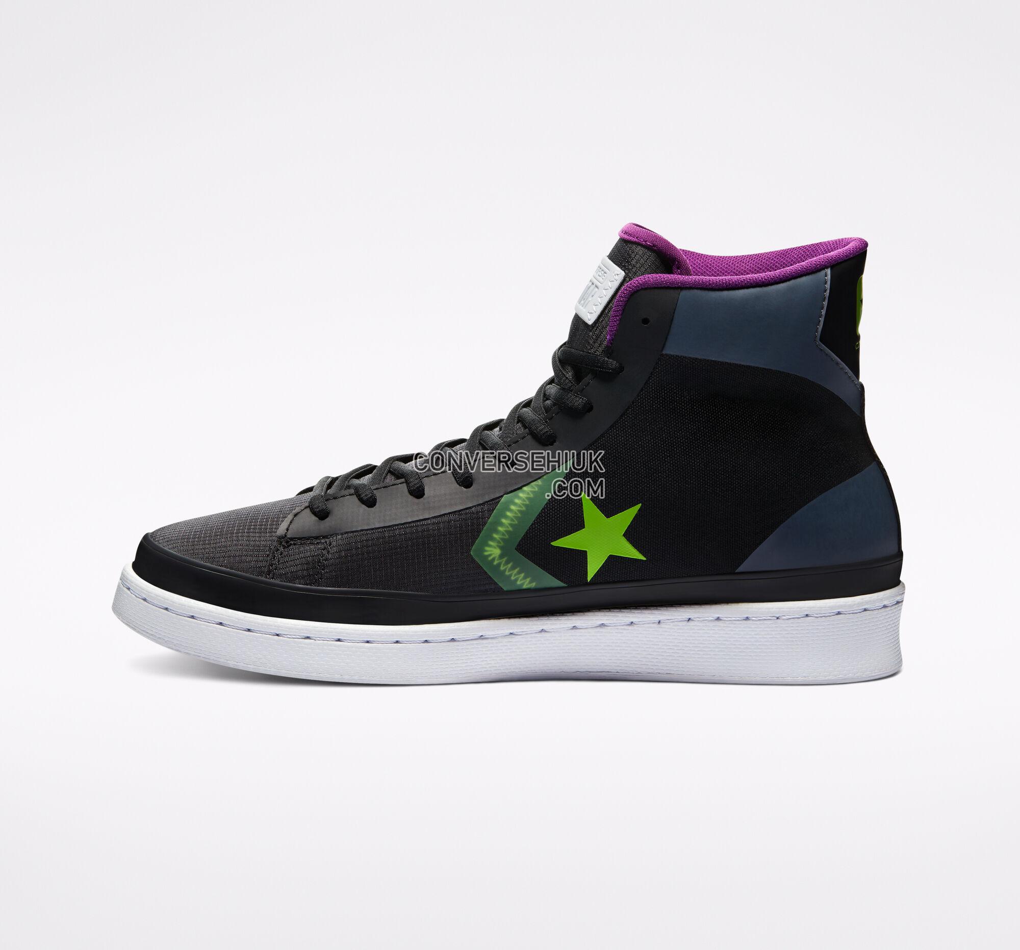 Converse Pro Leather Soundwave Black/Gravel/Bold Wasabi 170757C Shoes