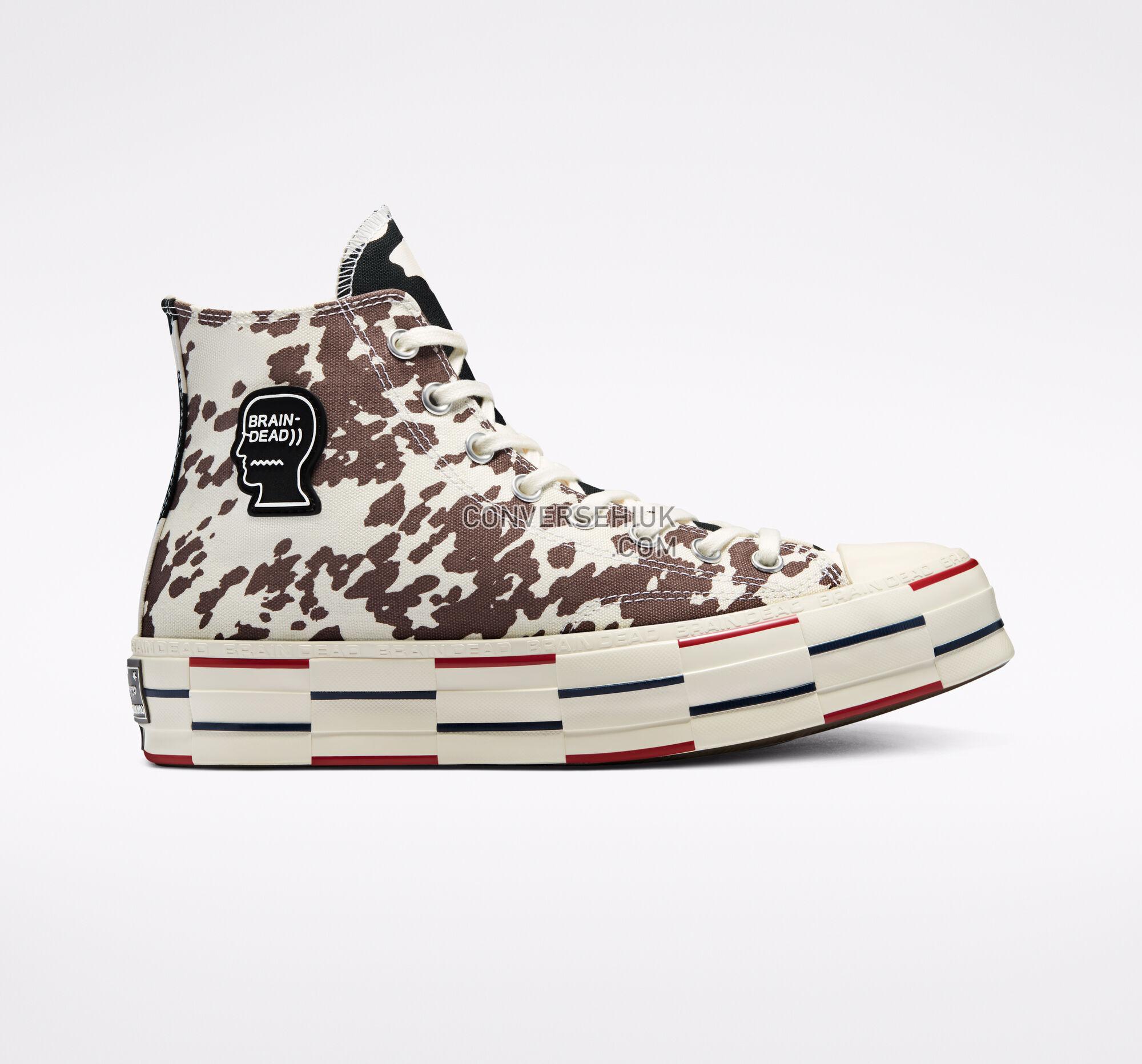 Converse x Brain Dead Chuck 70 Egret/Black/French Roast 169946C Shoes